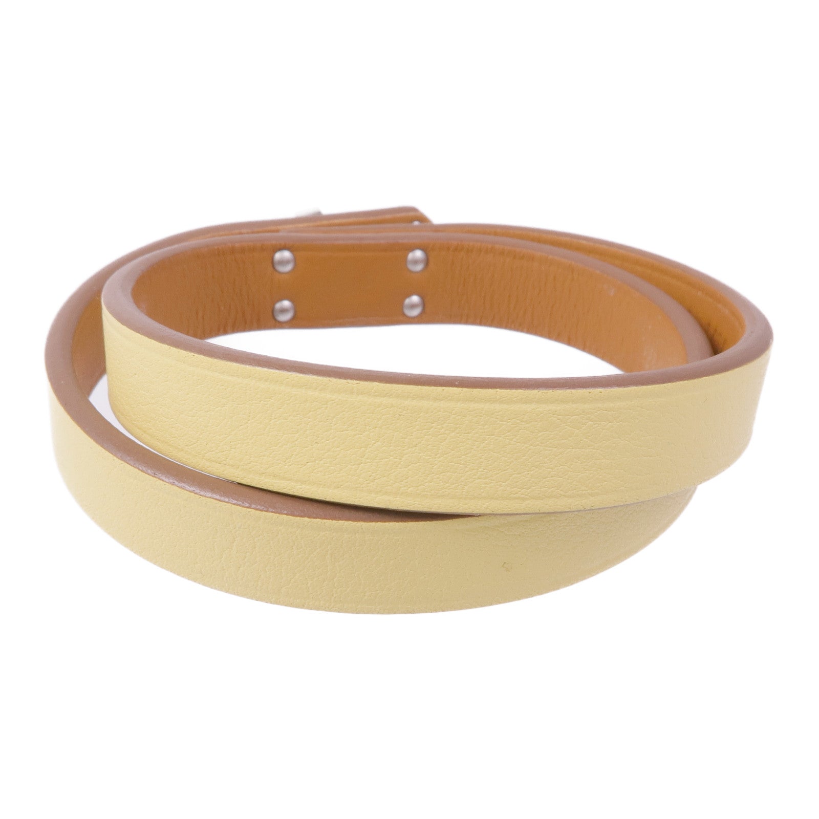 HERMES Swift皮革Kelly Double Tour銀扣手帶