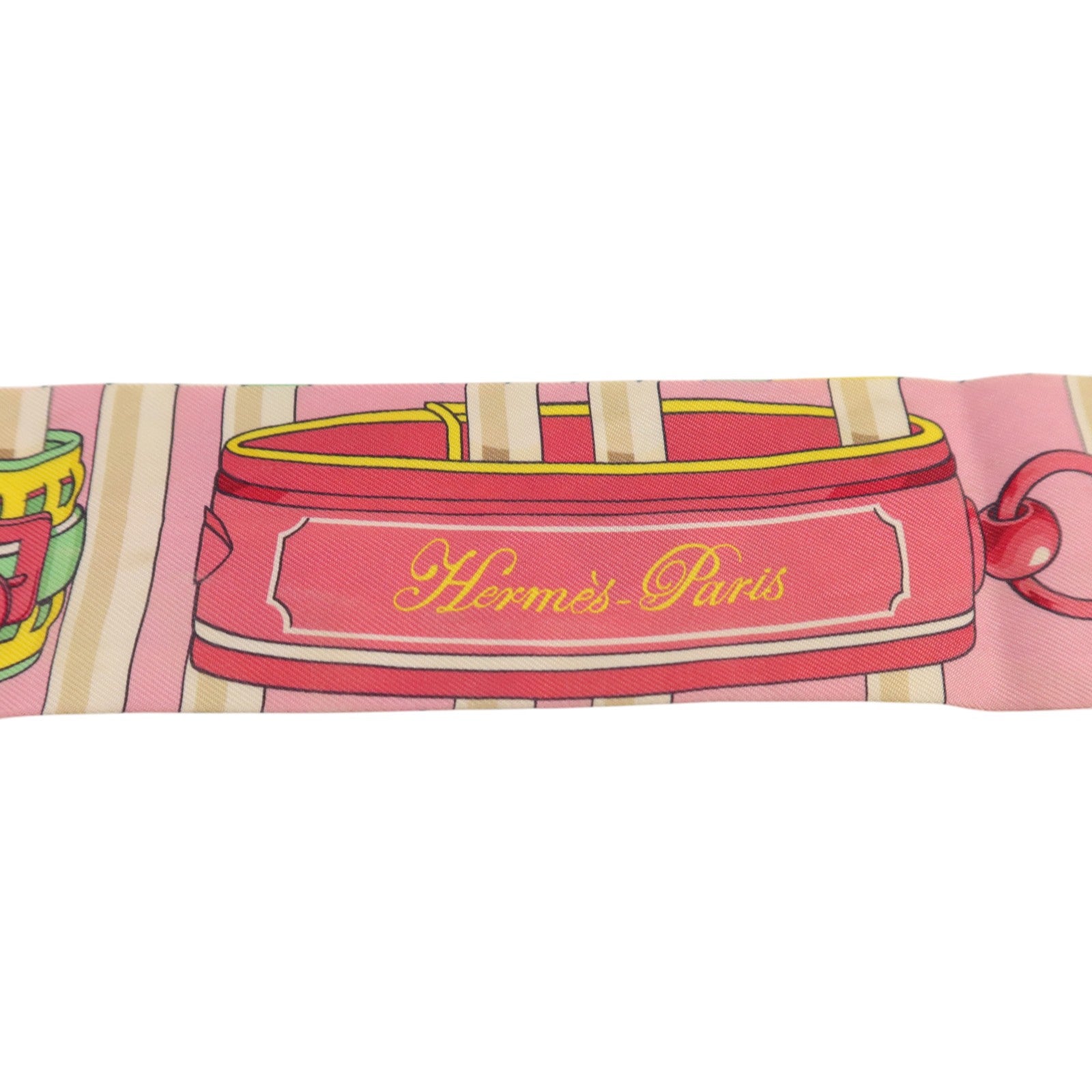 HERMES 絲質Twilly絲巾