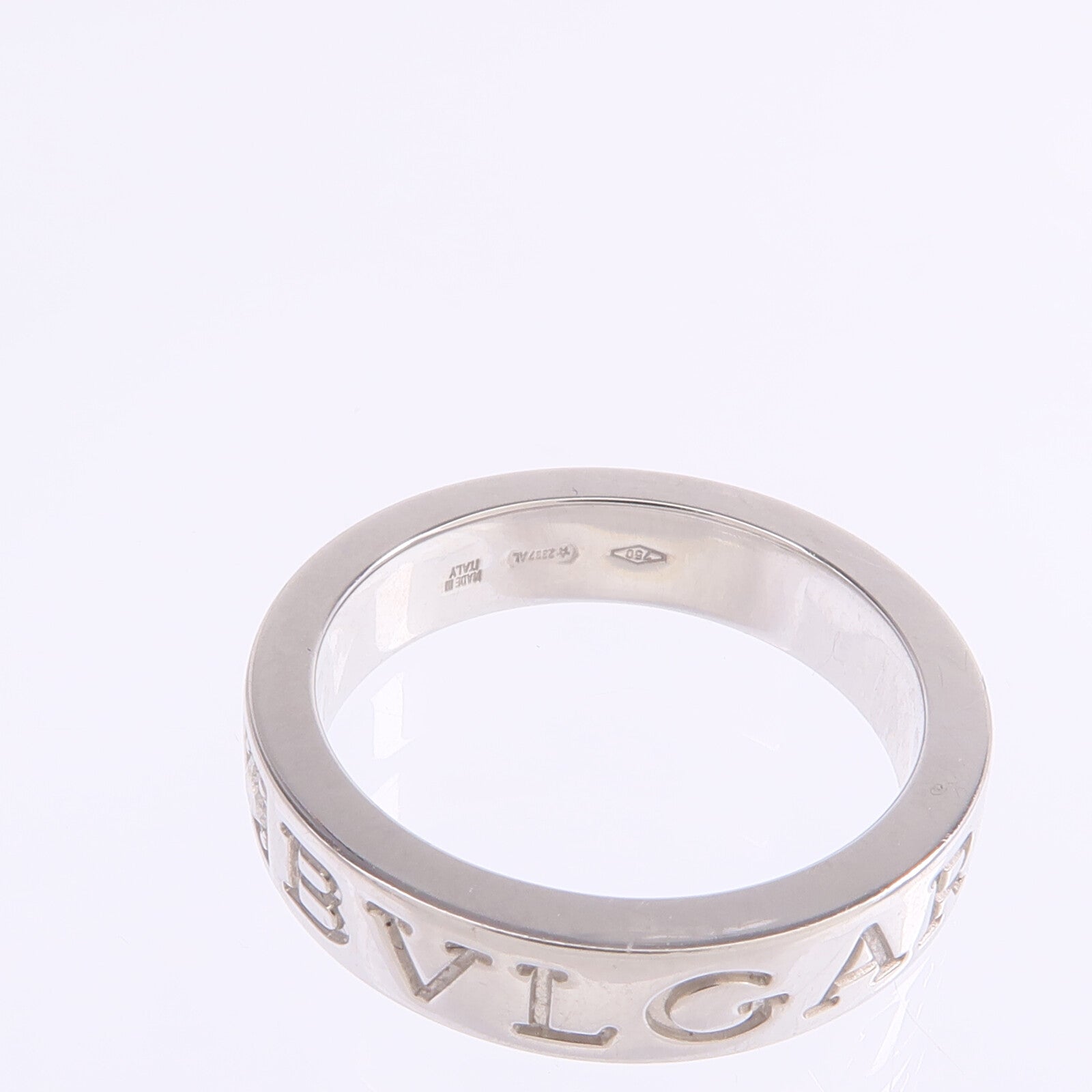 BVLGARI 【激減優惠】18K白金B.zero 1 Ring鑽石戒指US#5
