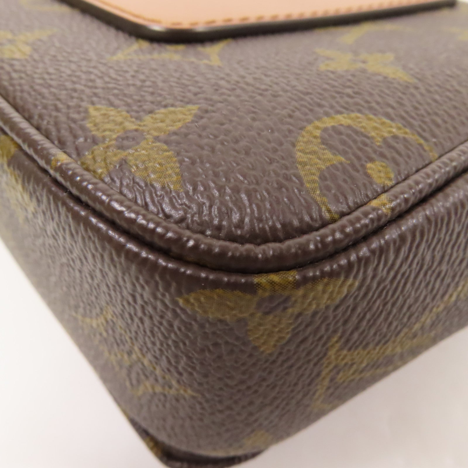 LOUIS VUITTON 【激減優惠】Monogram Marceau金扣鏈帶肩背袋棕色
