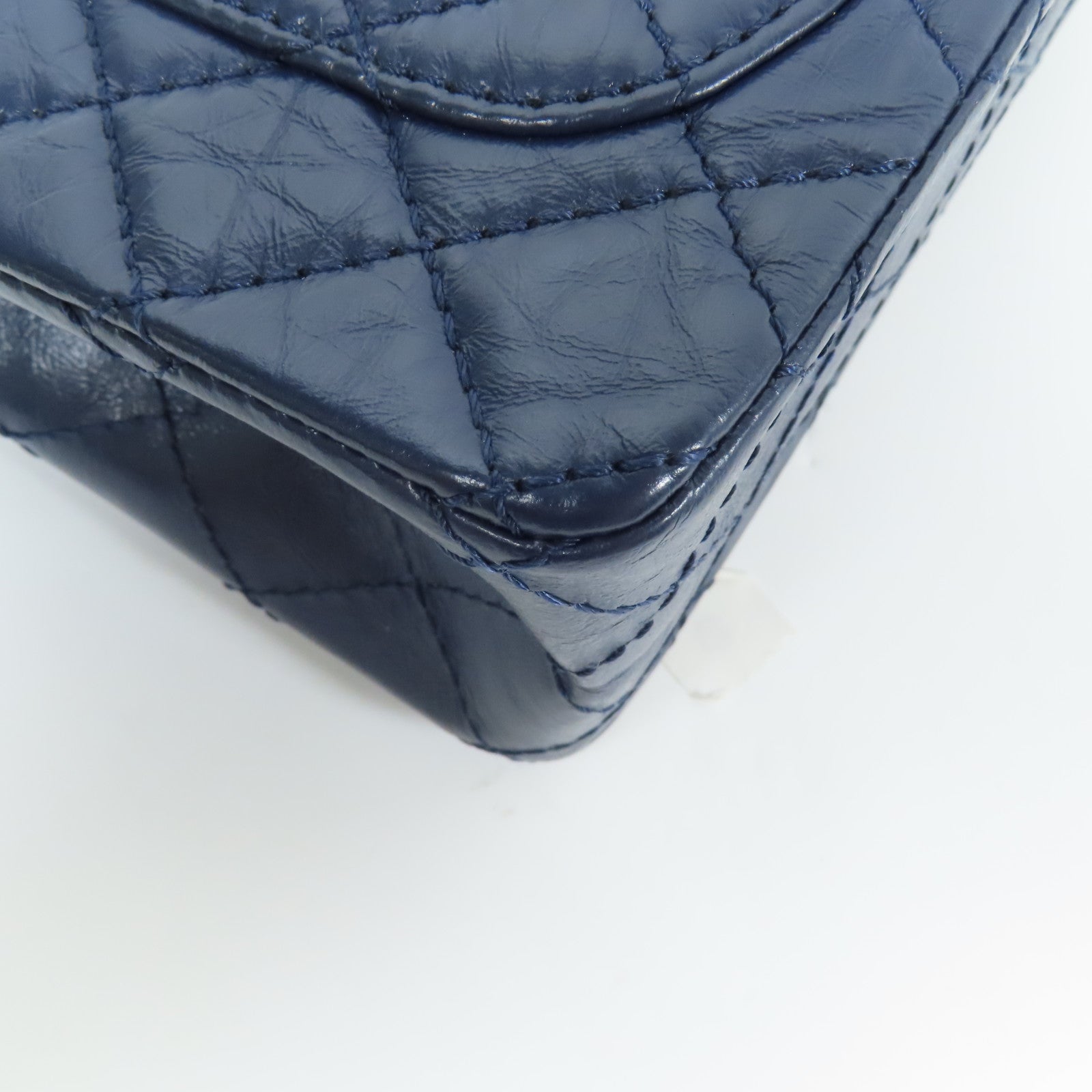 CHANEL 牛皮皮革2.55金扣鏈帶肩背袋