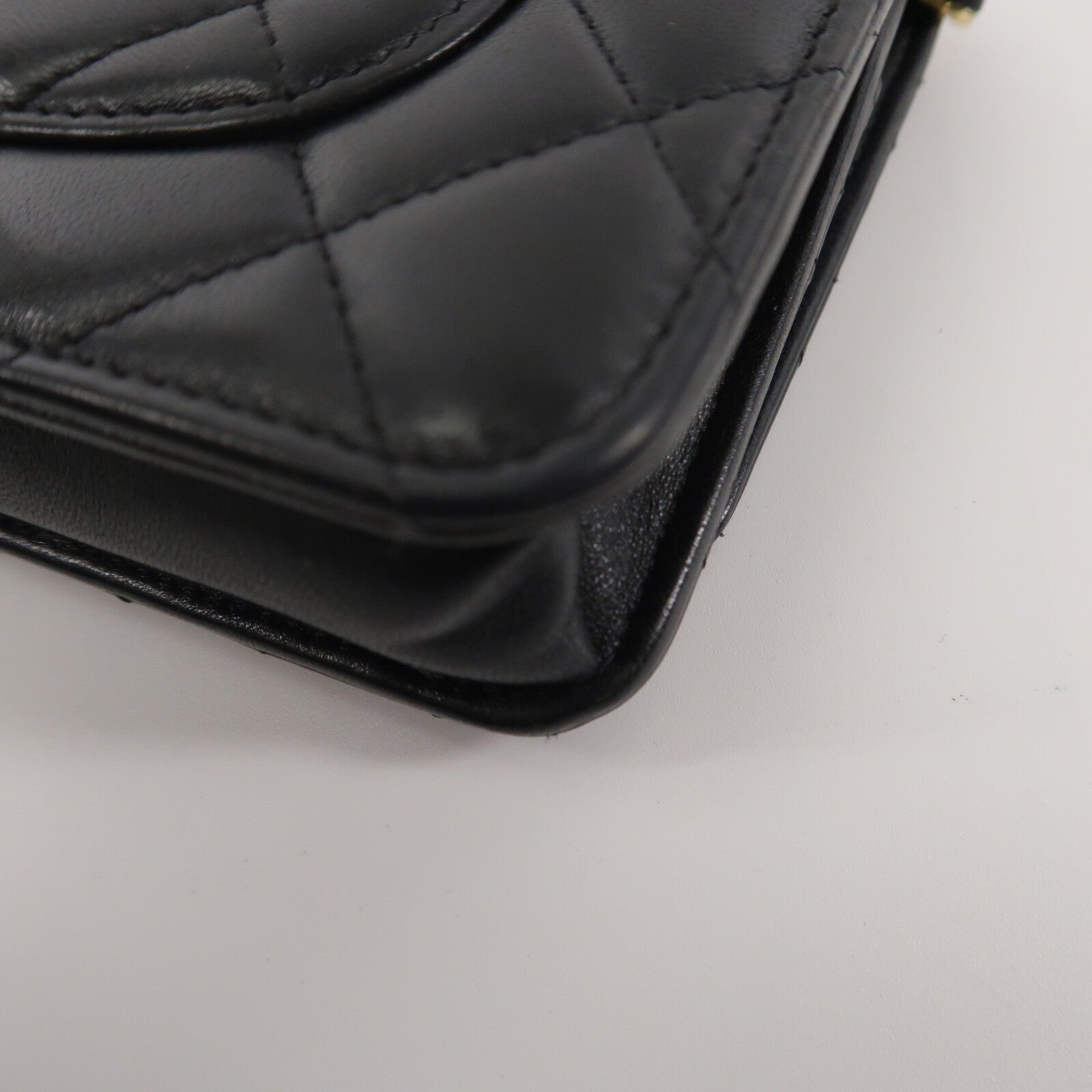 CHANEL 羊皮皮革WOC Wallet On Chain鏈帶肩背袋