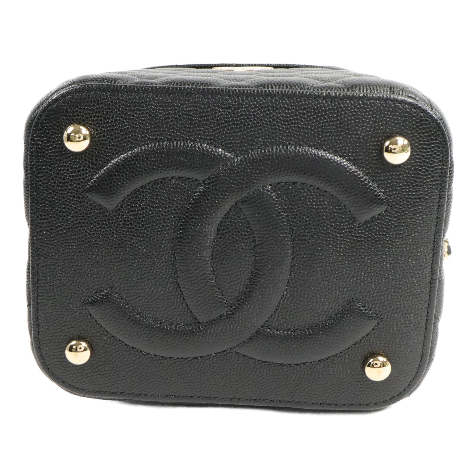 CHANEL 牛皮皮革Vanity Case手挽肩背兩用袋