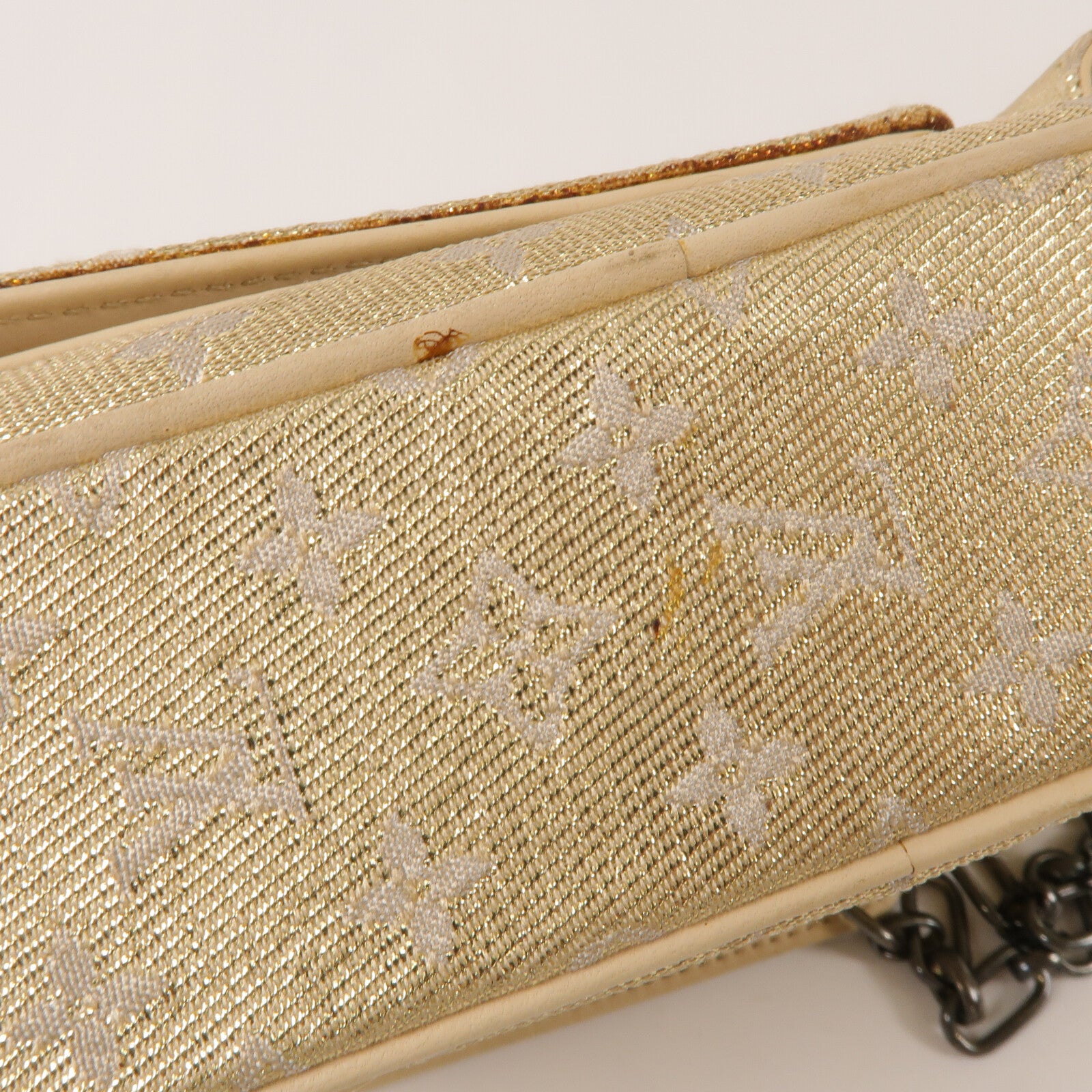 LOUIS VUITTON Monogram Shine McKenna鏈帶肩背袋