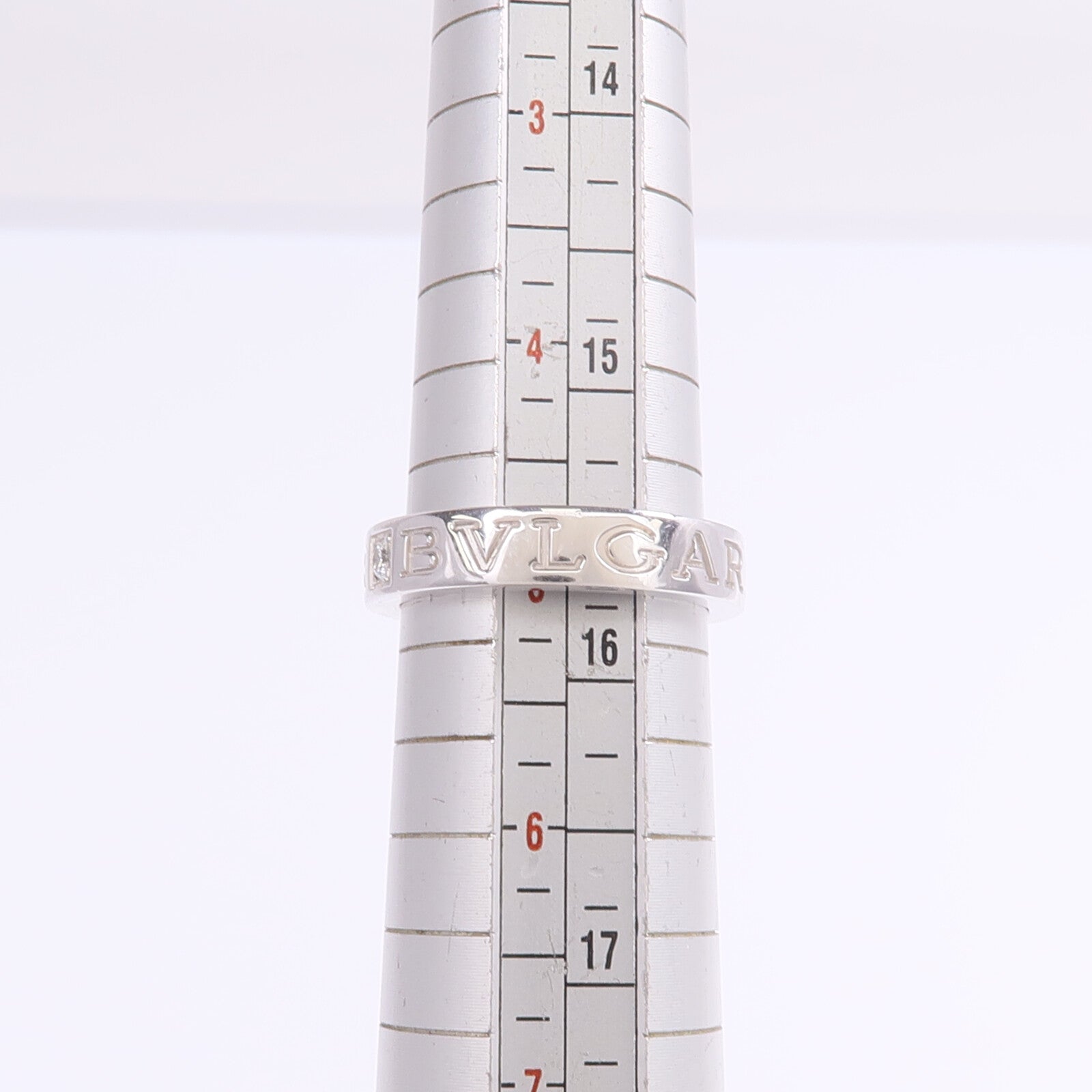 BVLGARI 【激減優惠】18K白金B.zero 1 Ring鑽石戒指US#5