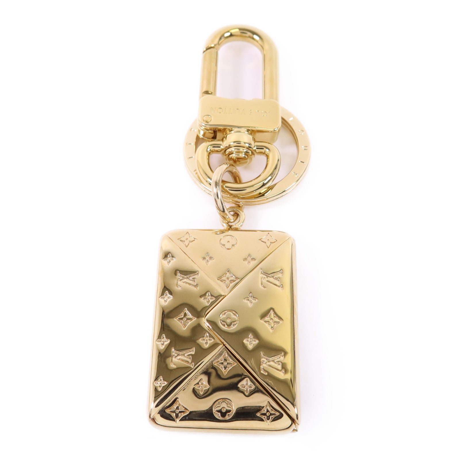 LOUIS VUITTON 金屬Love Note Envelope Bag Charm掛飾