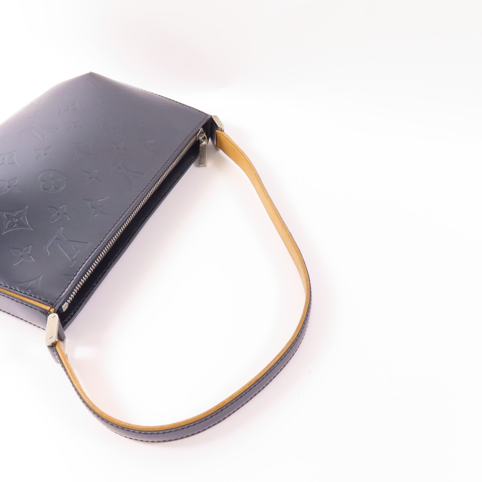 LOUIS VUITTON Monogram Mat Fowler銀扣肩背袋