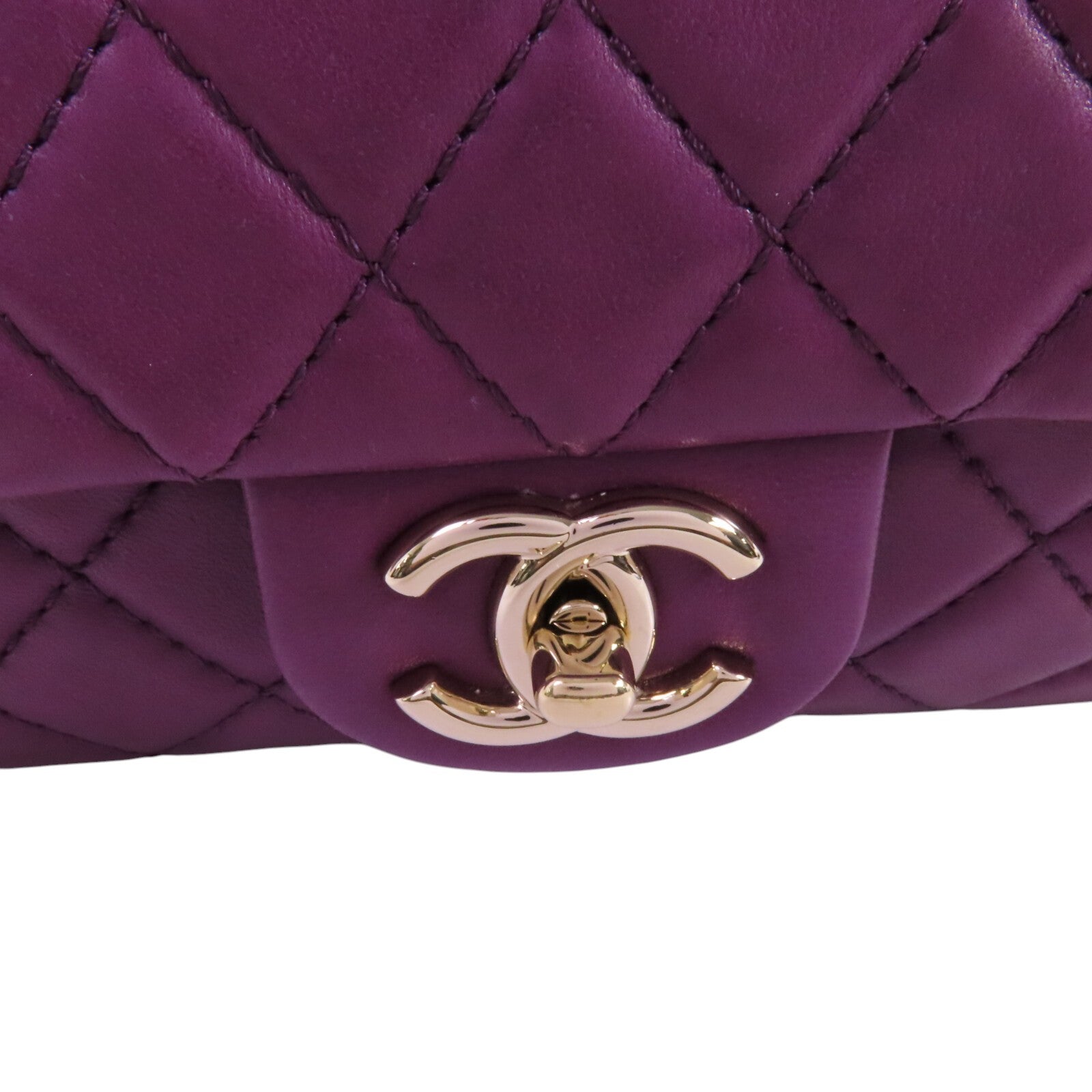 CHANEL 羊皮皮革Classic 25金扣鏈帶肩背袋