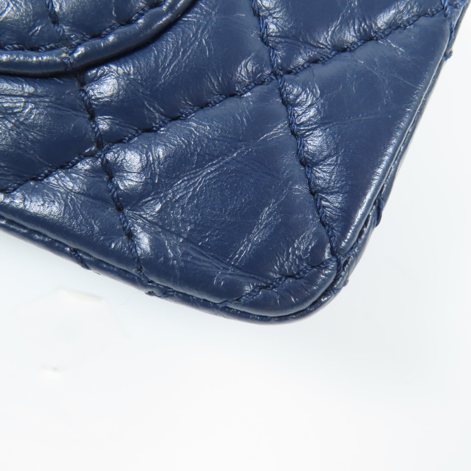 CHANEL 牛皮皮革2.55金扣鏈帶肩背袋