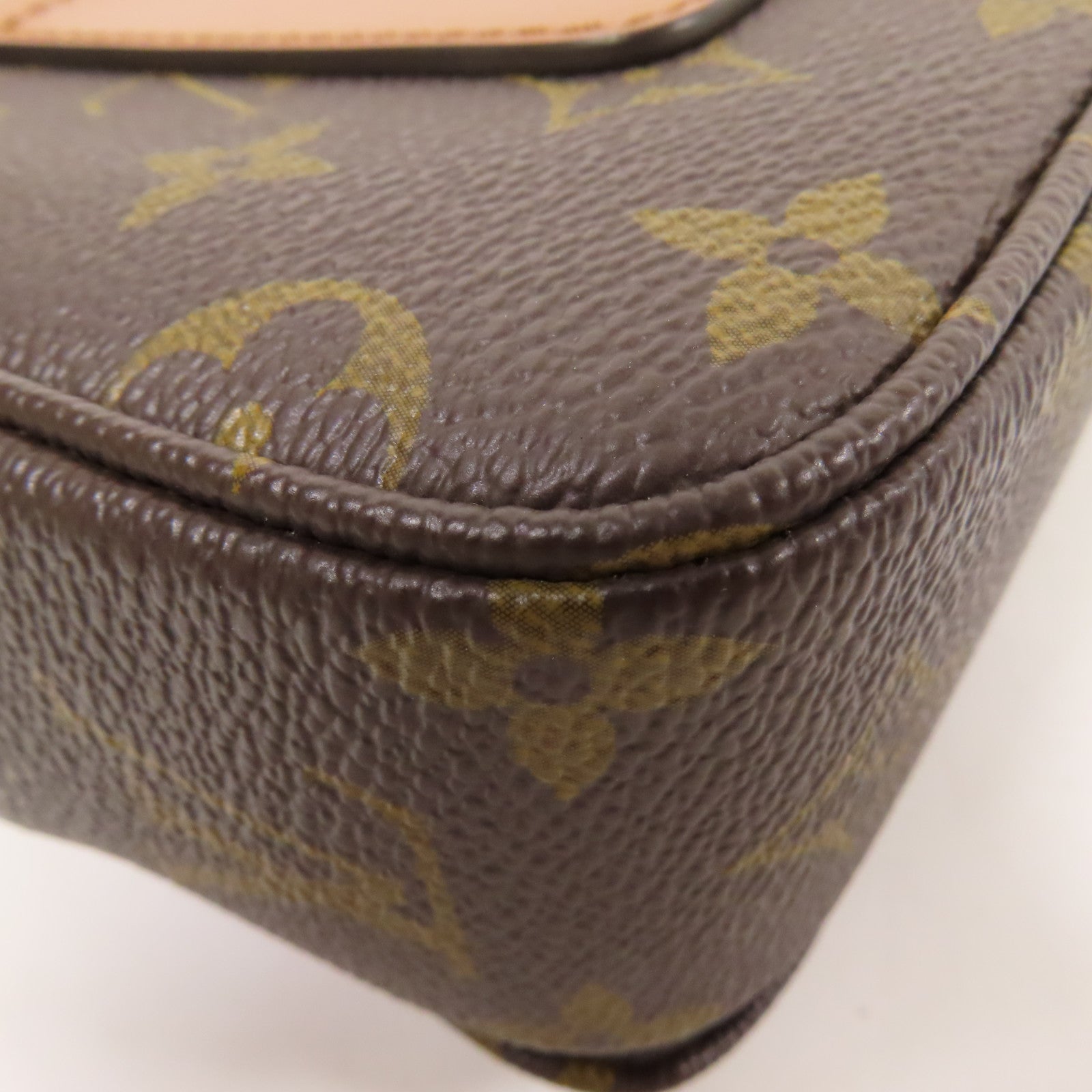 LOUIS VUITTON 【激減優惠】Monogram Marceau金扣鏈帶肩背袋棕色
