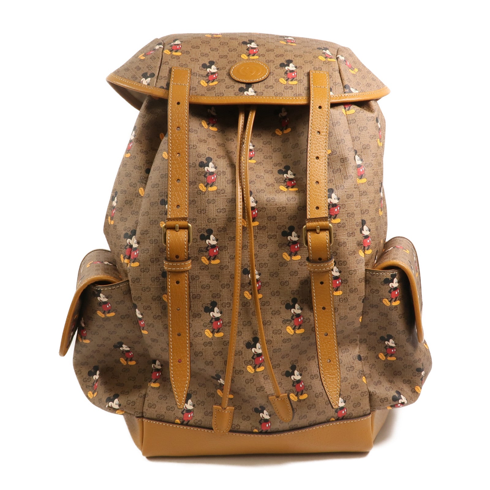 GUCCI 【激減優惠】塗層帆布Gucci X Disney Backpack背包