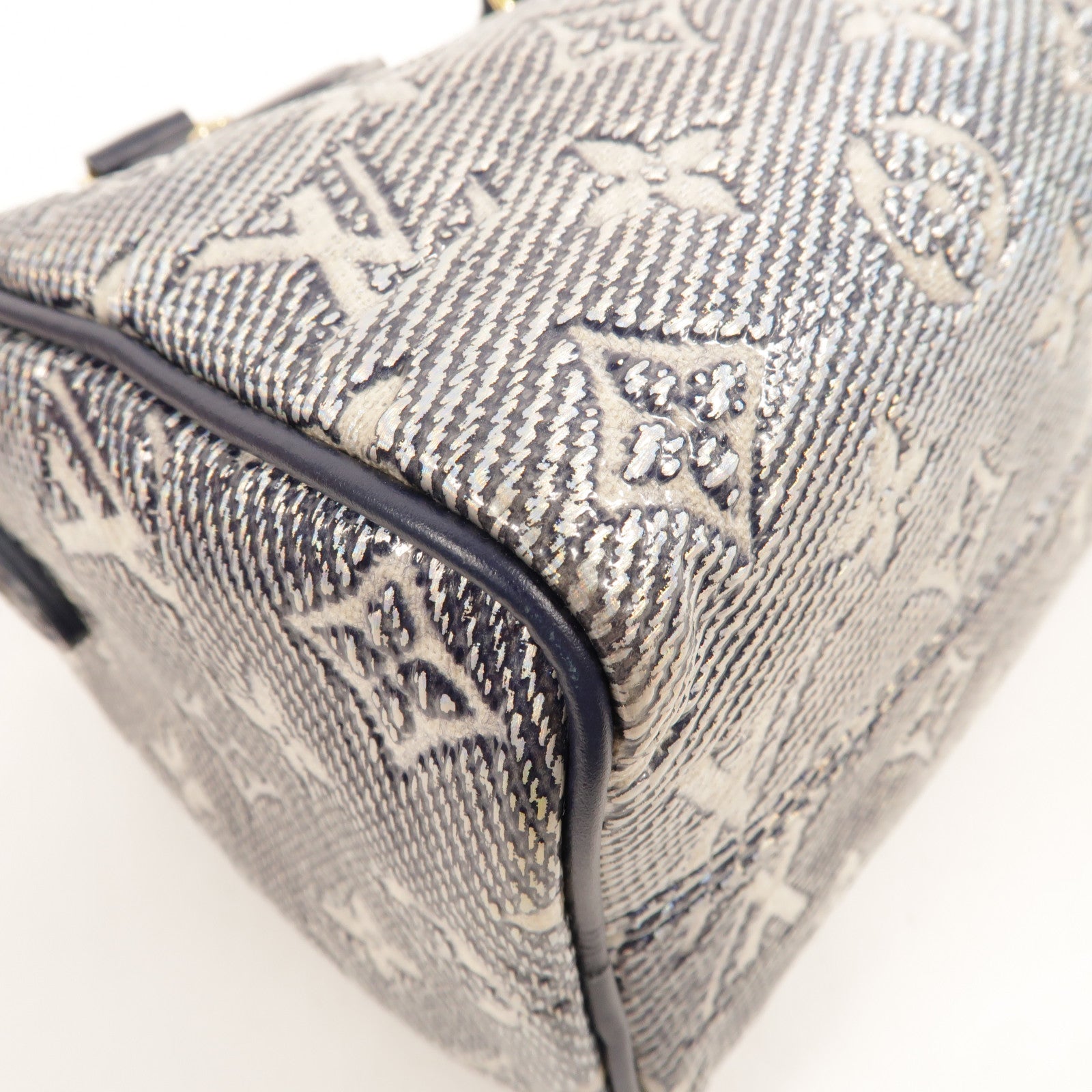 LOUIS VUITTON Laminated Jacquard Speedy Bandouliere 20手挽肩背兩用袋