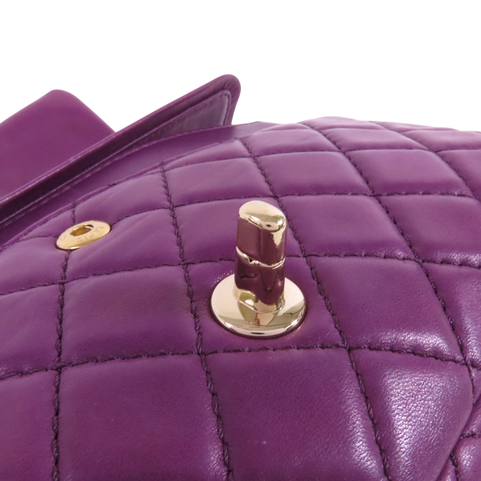 CHANEL 羊皮皮革Classic 25金扣鏈帶肩背袋