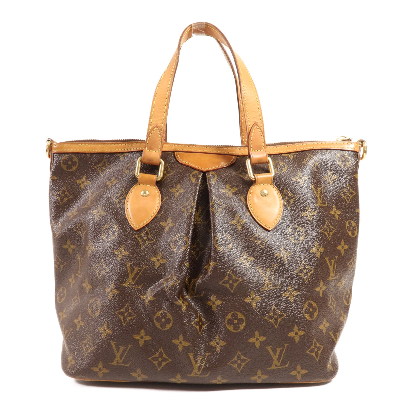 LOUIS VUITTON Monogram Palermo PM金扣手挽肩背兩用袋