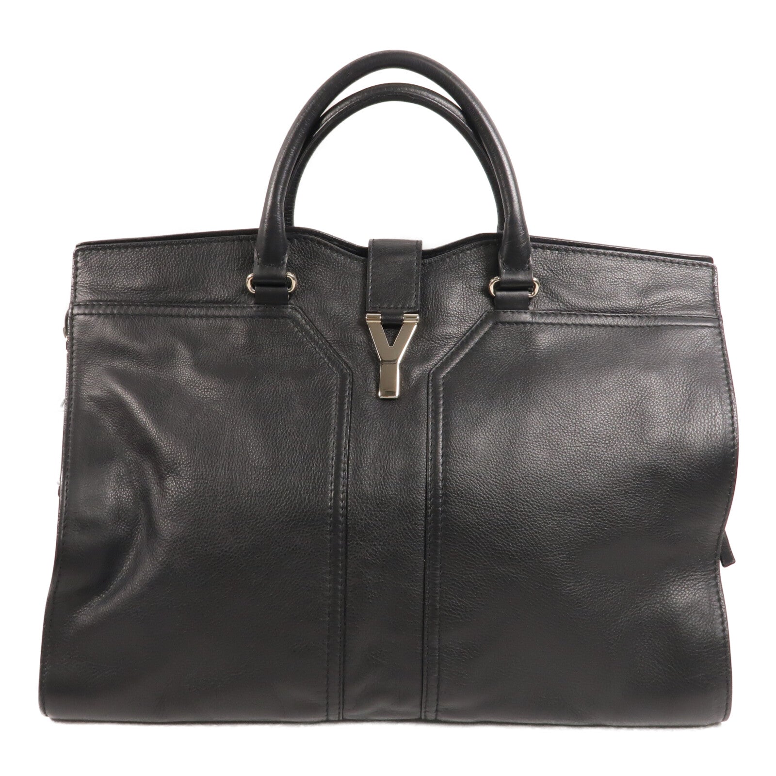 YVES SAINT LAURENT 牛皮皮革Cabas Chyc Weekender Boston Bag手挽袋