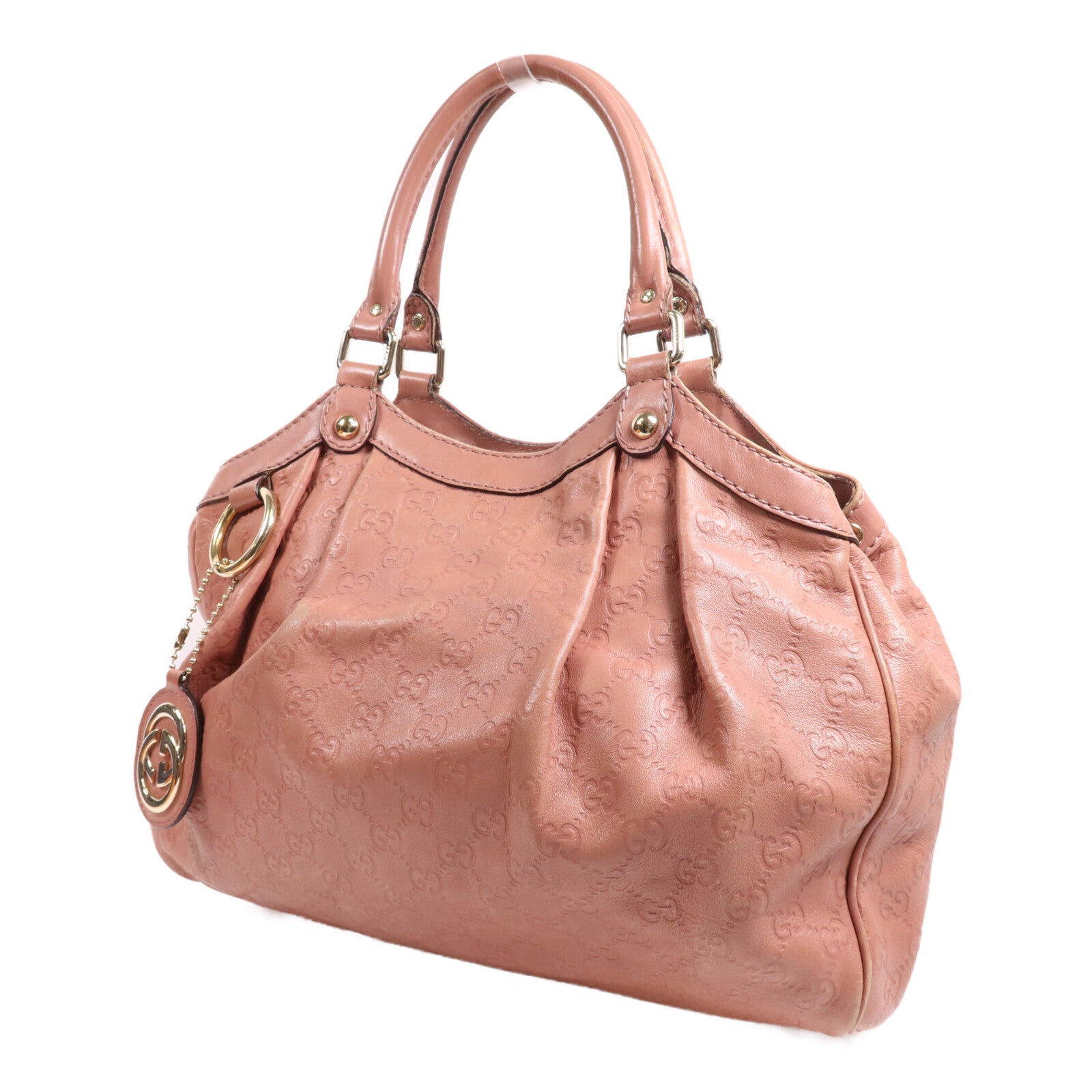 GUCCI 牛皮皮革Shoulder Bag金扣肩背袋