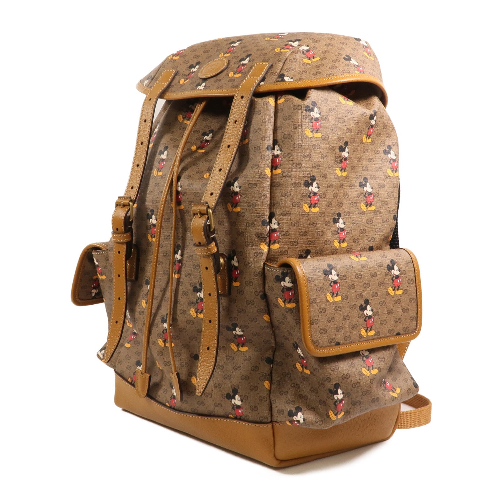 GUCCI 【激減優惠】塗層帆布Gucci X Disney Backpack背包