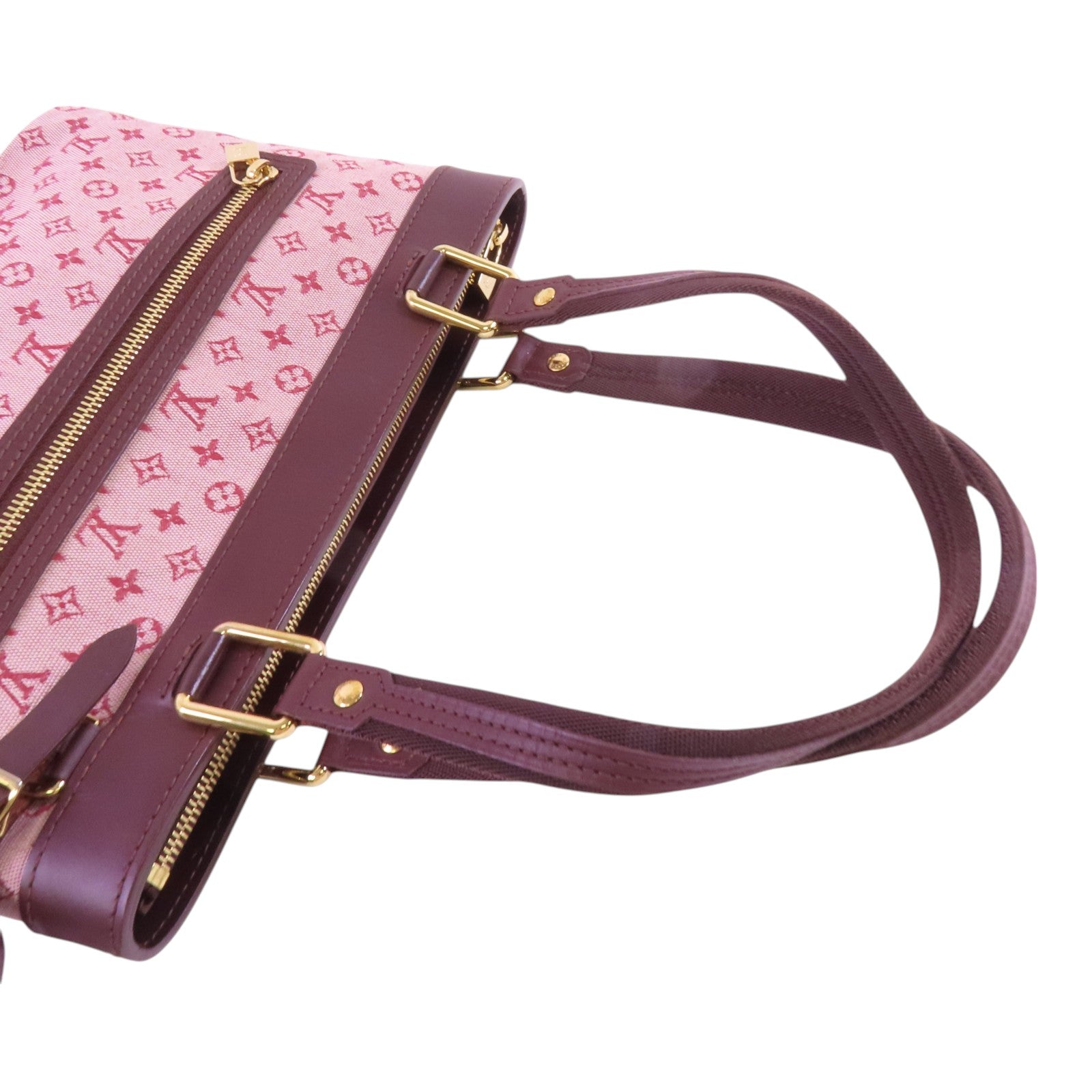 LOUIS VUITTON Monogram-mini Lucille PM金扣手挽袋