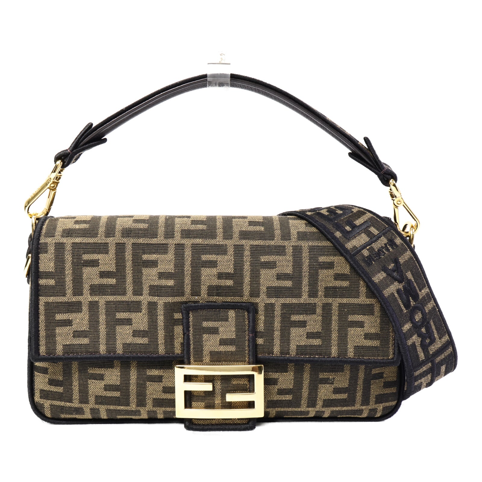 FENDI 帆布Baguette Bag手挽肩背兩用袋