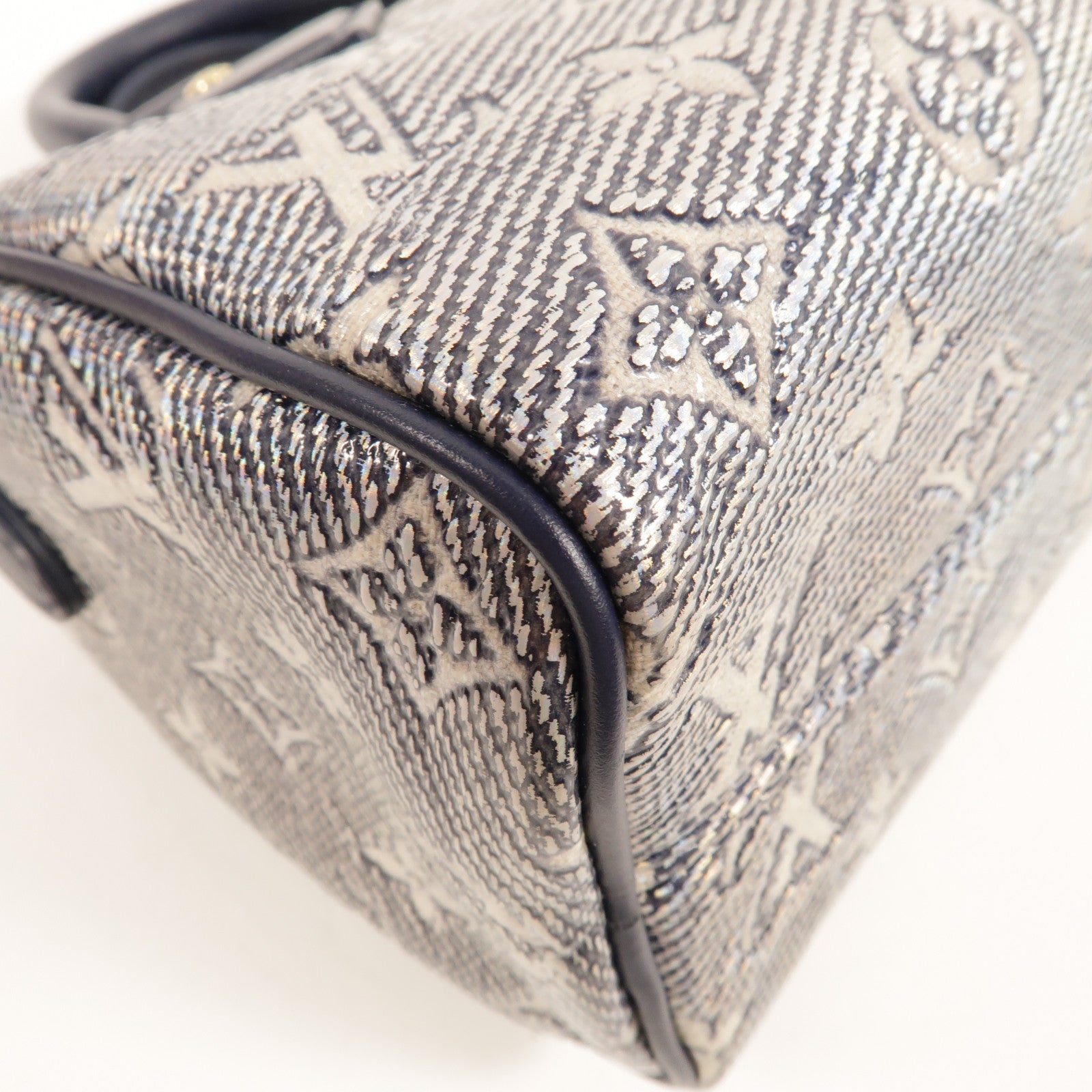 LOUIS VUITTON Laminated Jacquard Speedy Bandouliere 20手挽肩背兩用袋