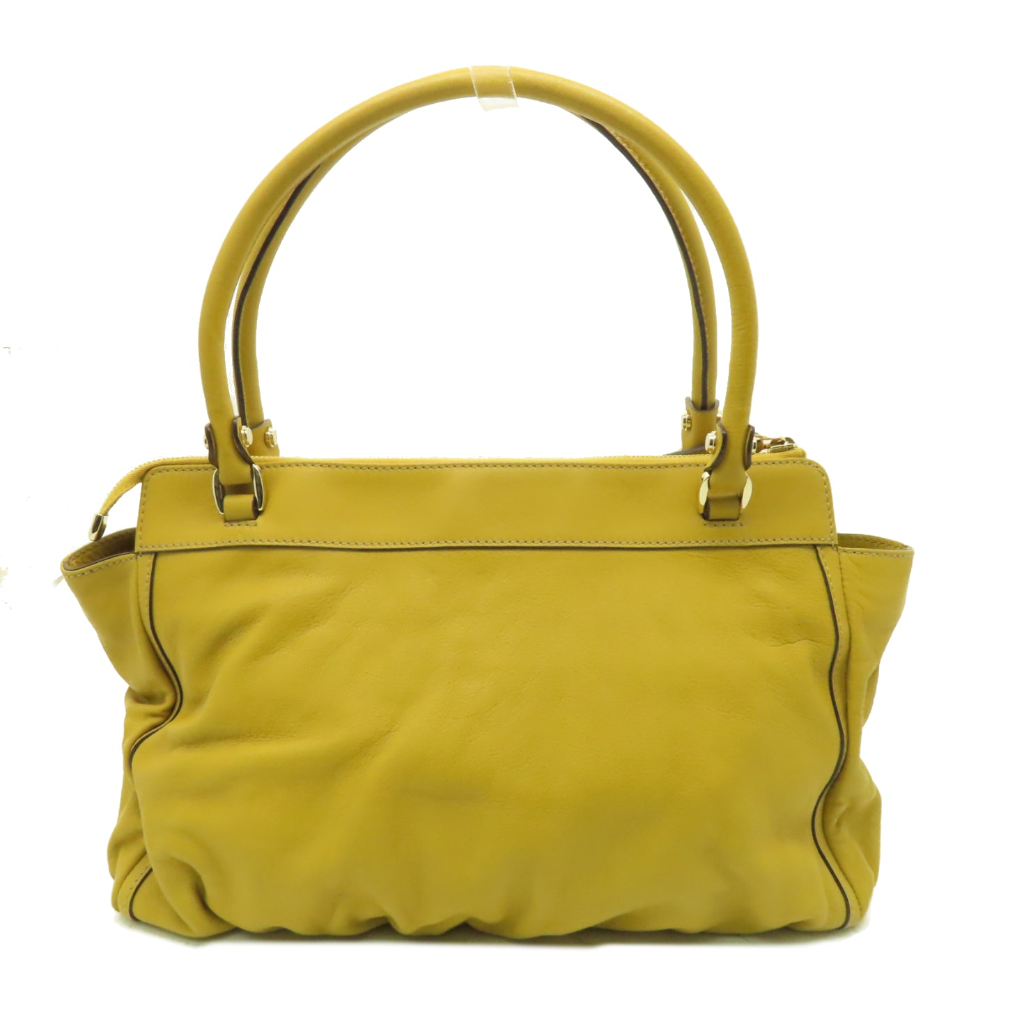 GUCCI 【激減優惠】牛皮皮革Shoulder Bag金扣肩背袋啡色