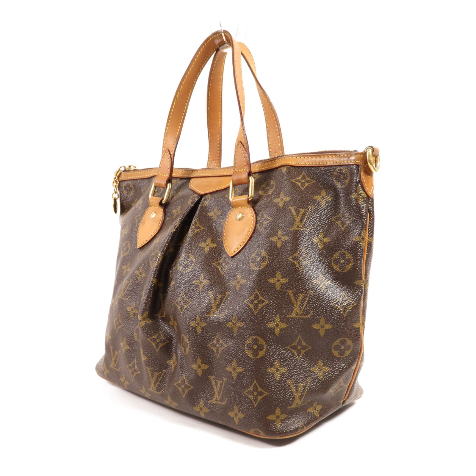LOUIS VUITTON Monogram Palermo PM金扣手挽肩背兩用袋