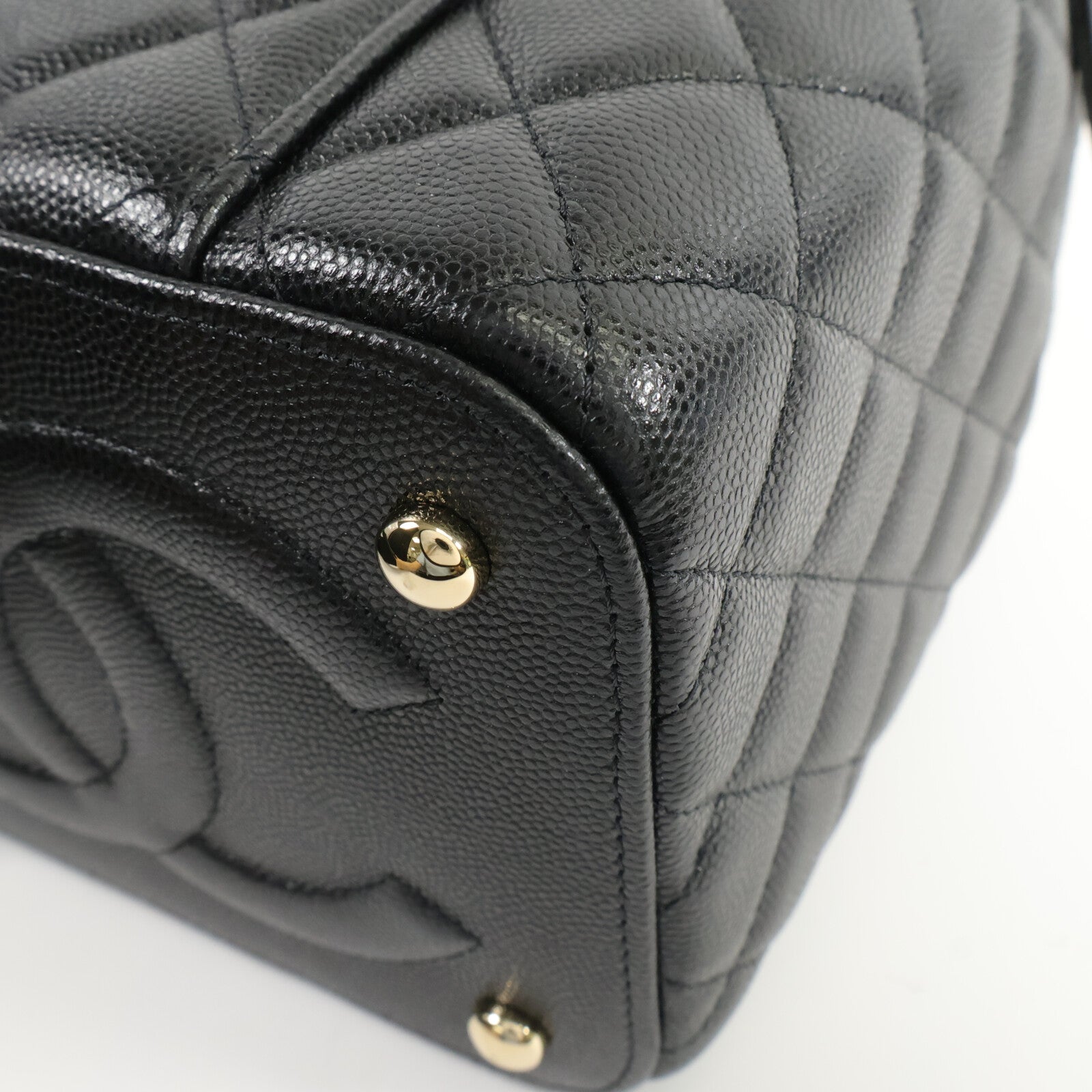 CHANEL 牛皮皮革Vanity Case手挽肩背兩用袋