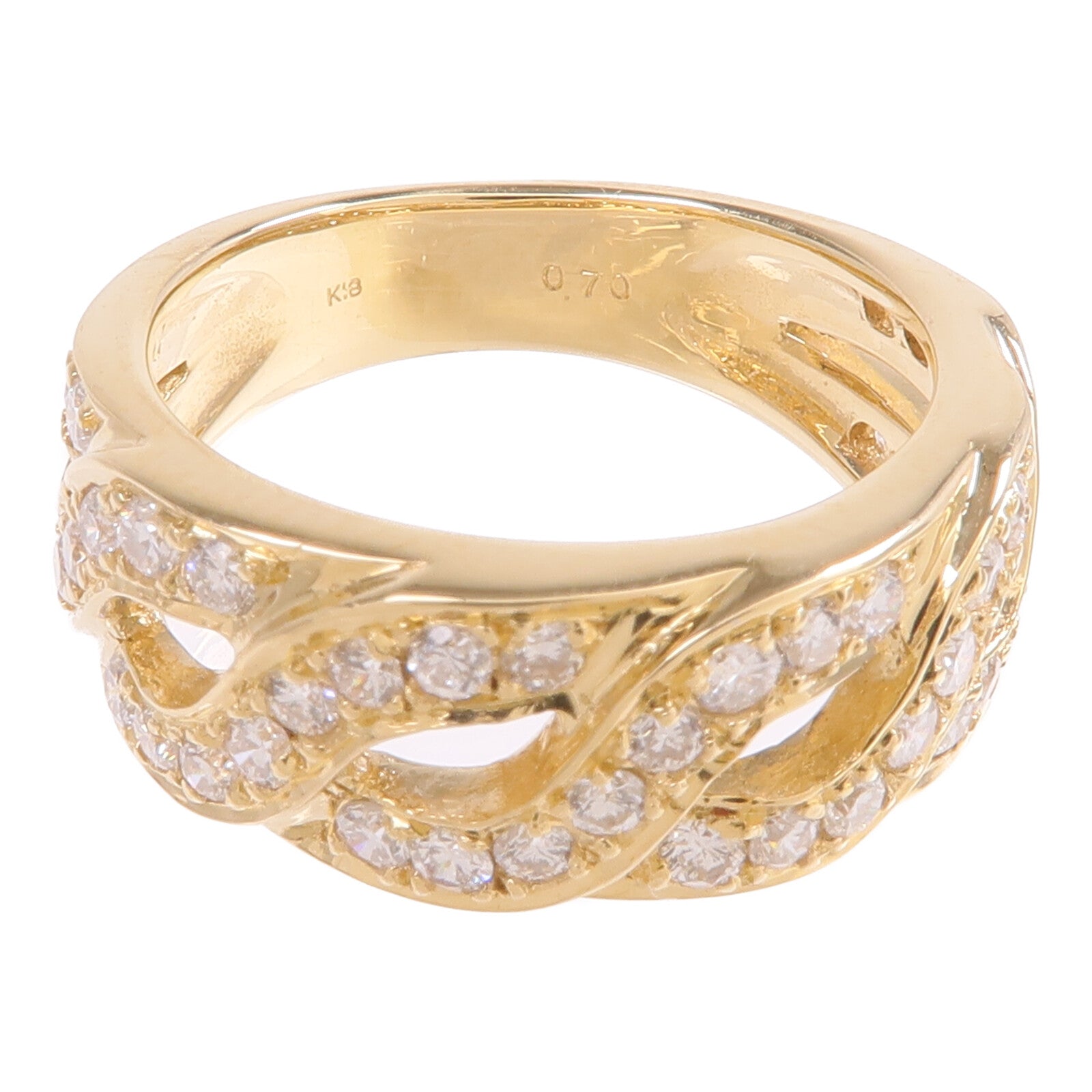 JEWELRY 18K黃金Diamond Ring鑽石戒指US#6
