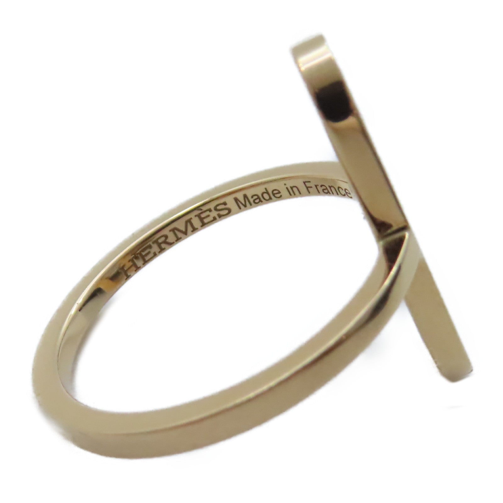HERMES 18K黃金Ever Chaine D'ancre Ring戒指US#6