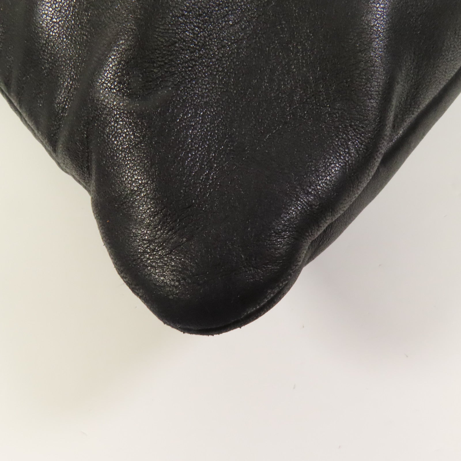 CHANEL 羊皮皮革Chain shoulder Bag銀扣鏈帶肩背袋