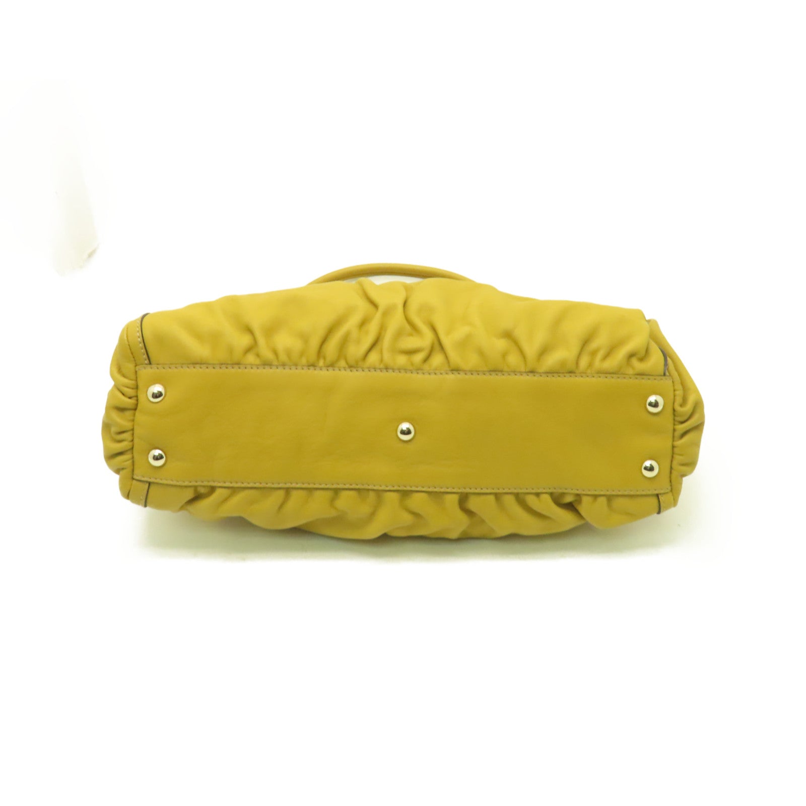 GUCCI 【激減優惠】牛皮皮革Shoulder Bag金扣肩背袋啡色