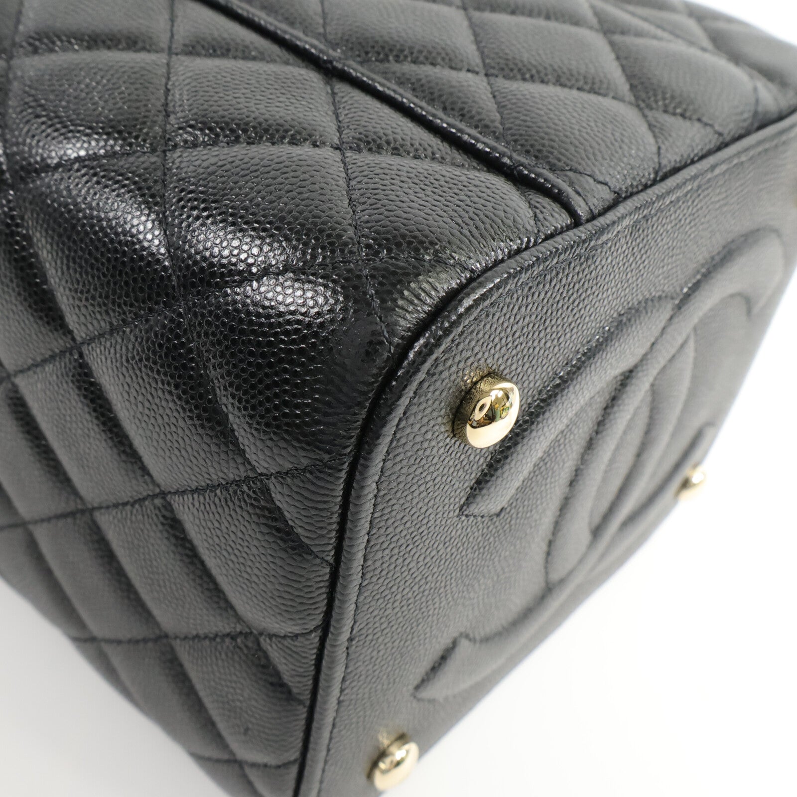 CHANEL 牛皮皮革Vanity Case手挽肩背兩用袋