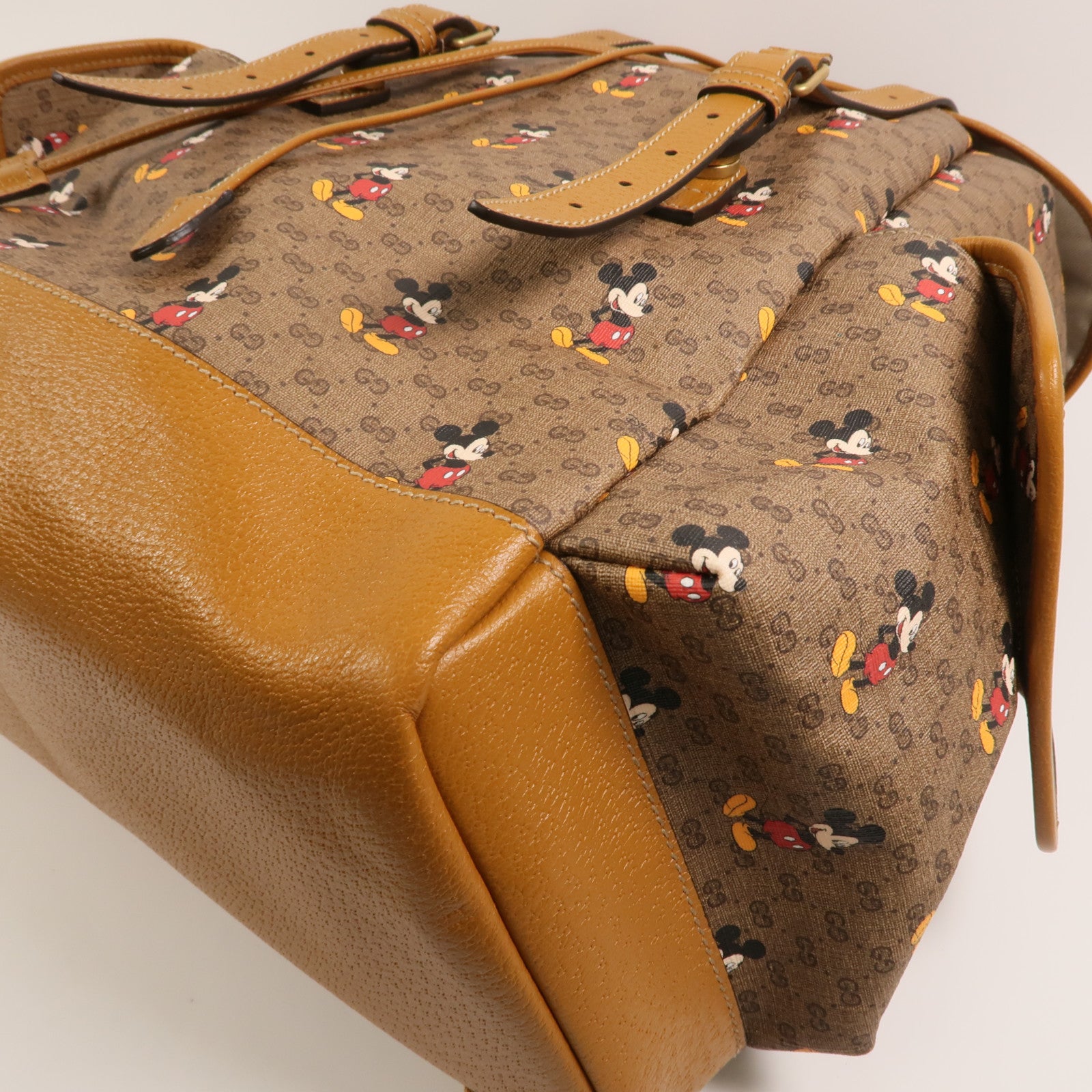GUCCI 【激減優惠】塗層帆布Gucci X Disney Backpack背包