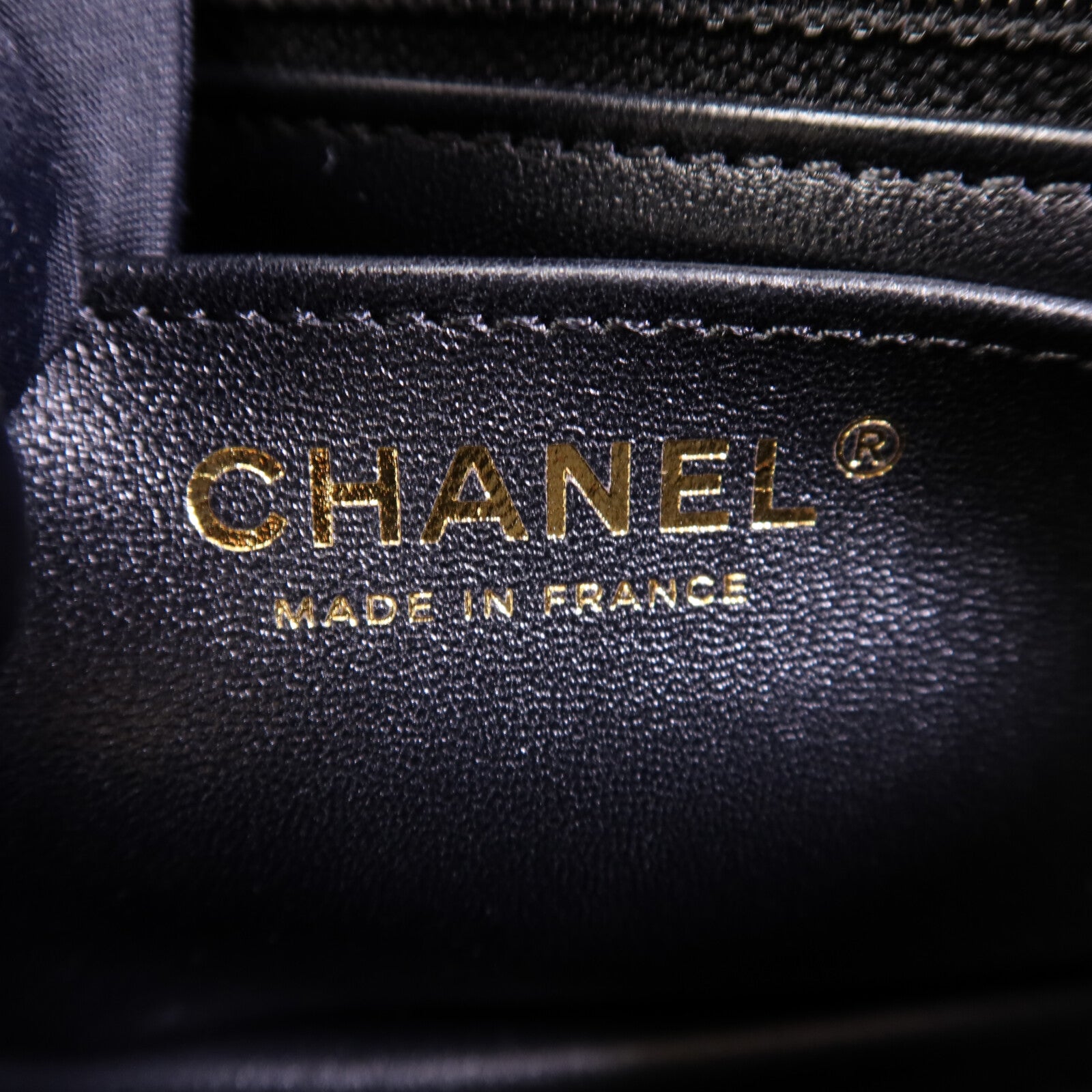 CHANEL 牛皮皮革Mini 2.55金扣鏈帶肩背袋