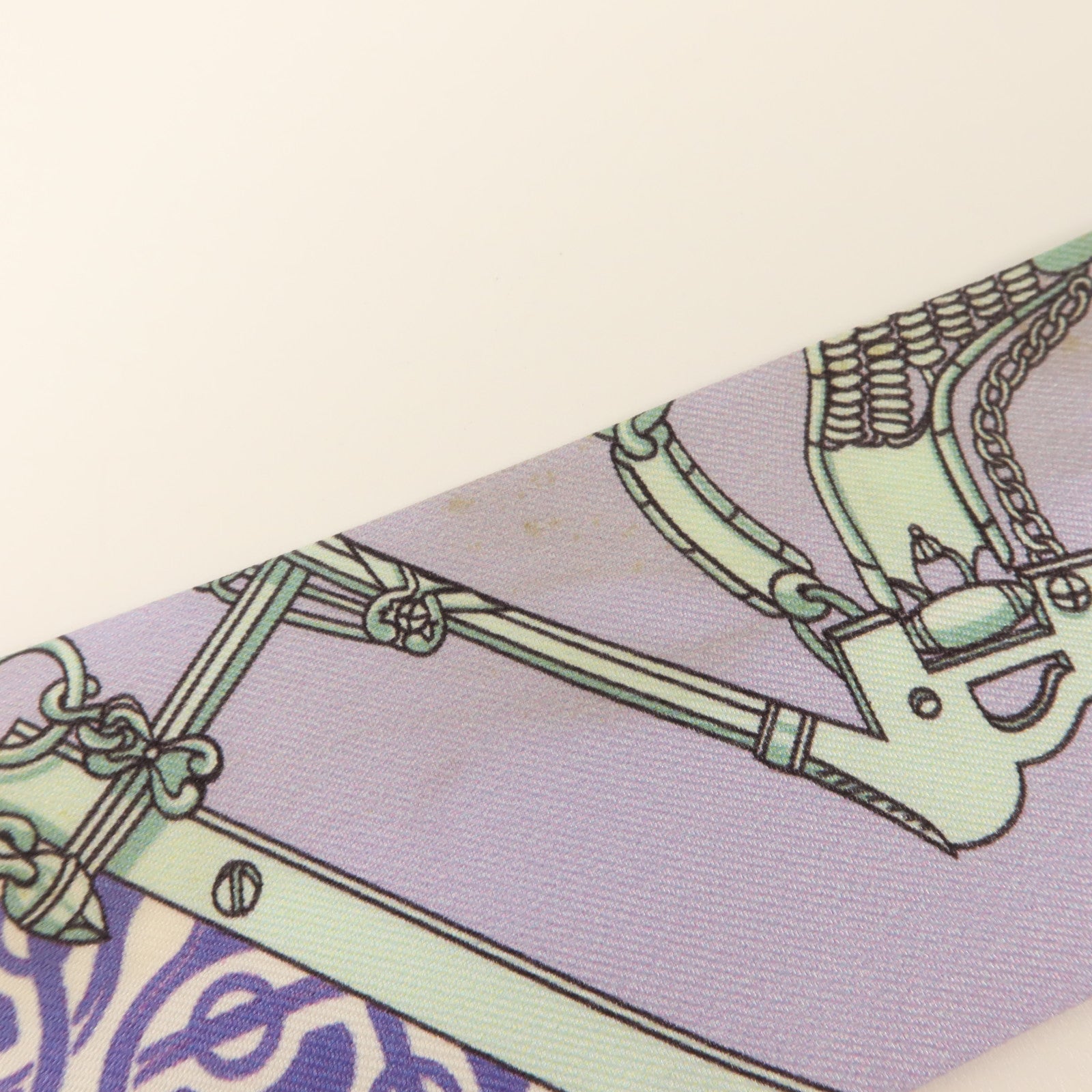 HERMES 絲質Twilly絲巾