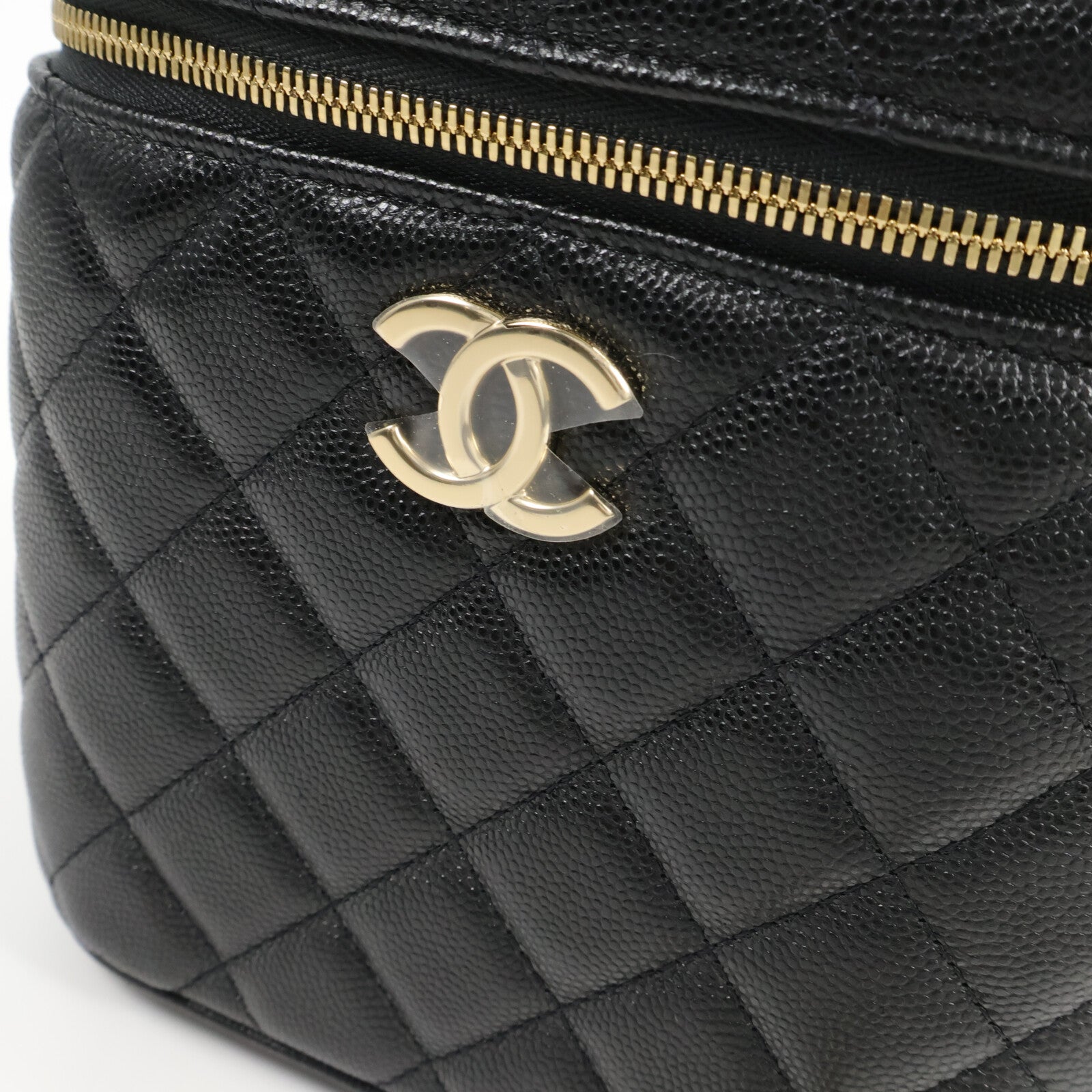 CHANEL 牛皮皮革Vanity Case手挽肩背兩用袋