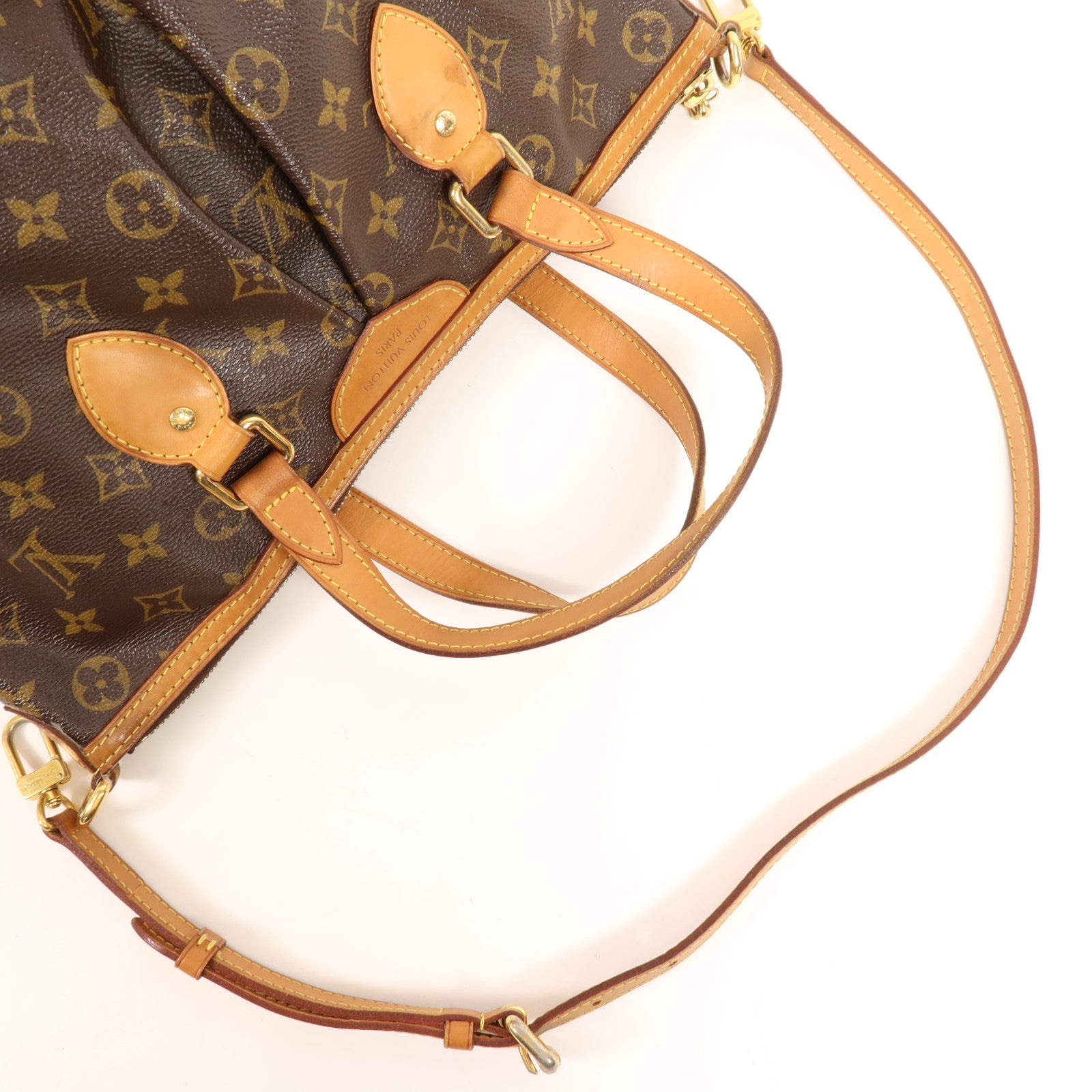 LOUIS VUITTON Monogram Palermo PM金扣手挽肩背兩用袋