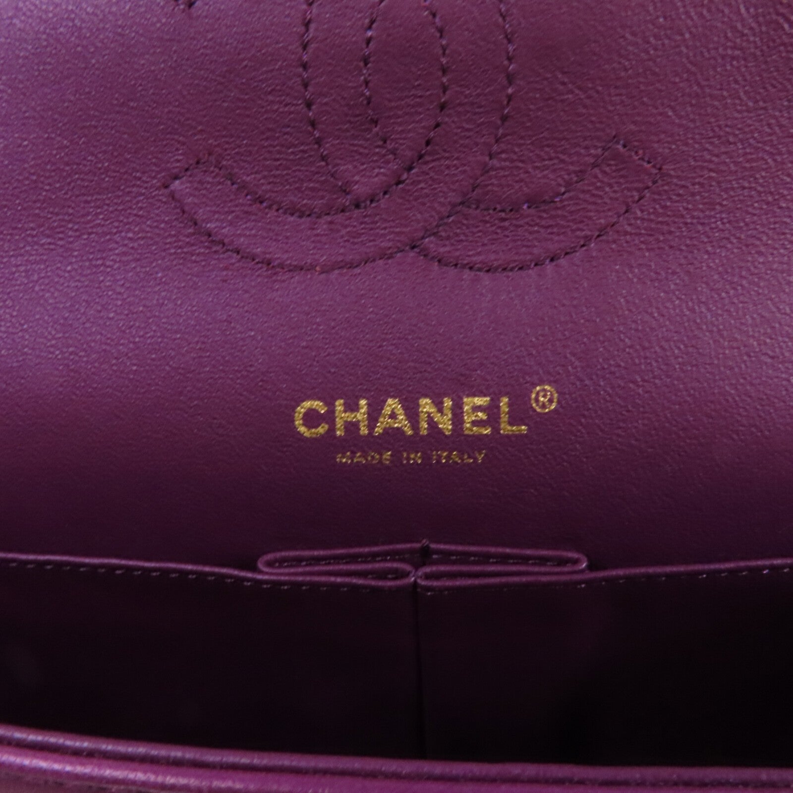 CHANEL 羊皮皮革Classic 25金扣鏈帶肩背袋