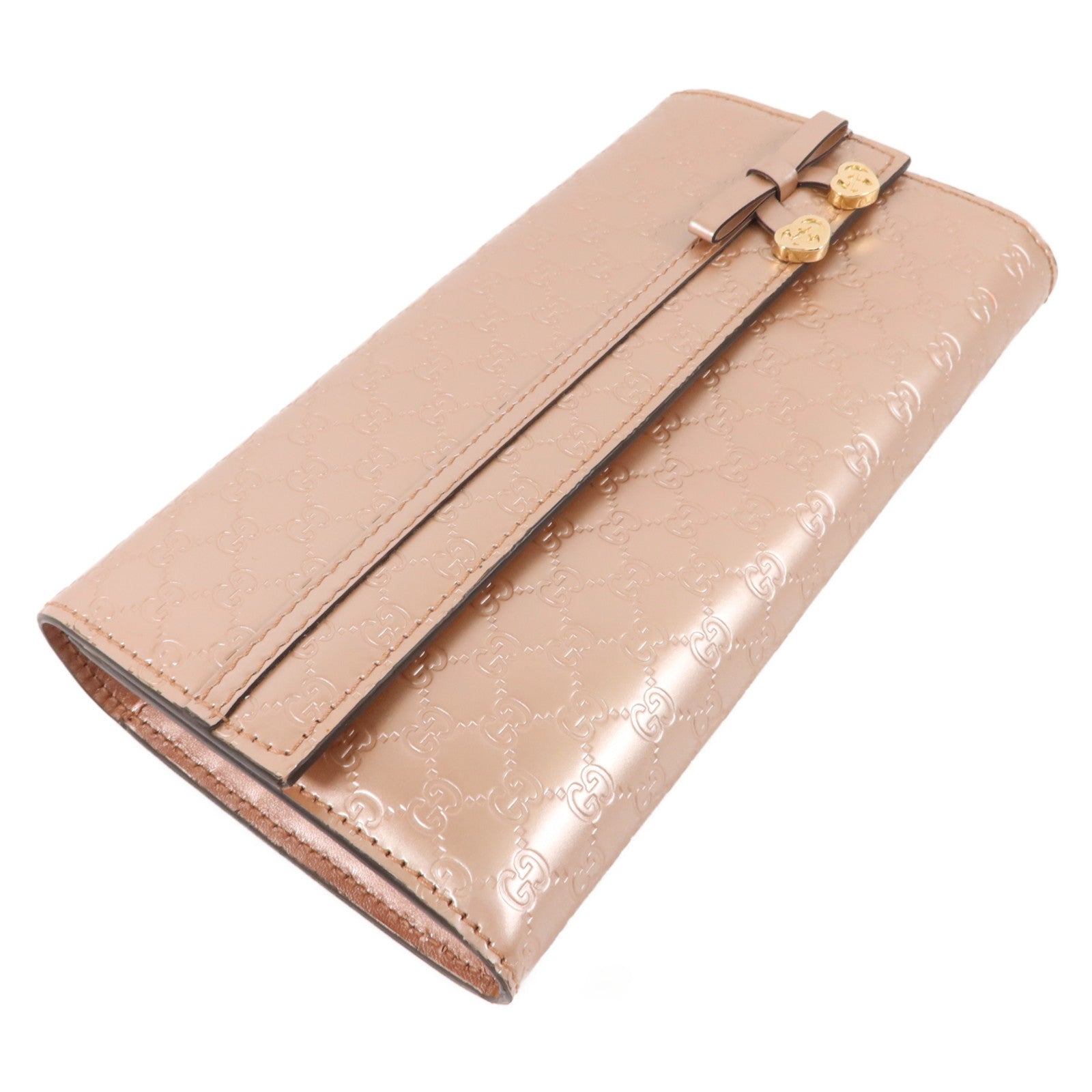 GUCCI 牛皮皮革Guccissima Long Wallet長錢包