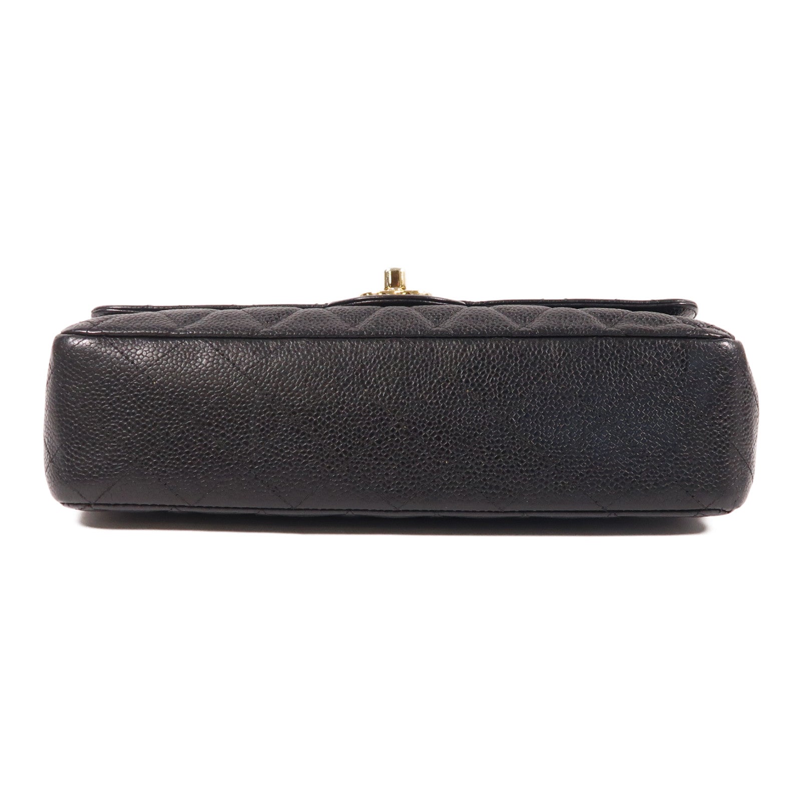 CHANEL 牛皮皮革Classic 25金扣鏈帶肩背袋黑色