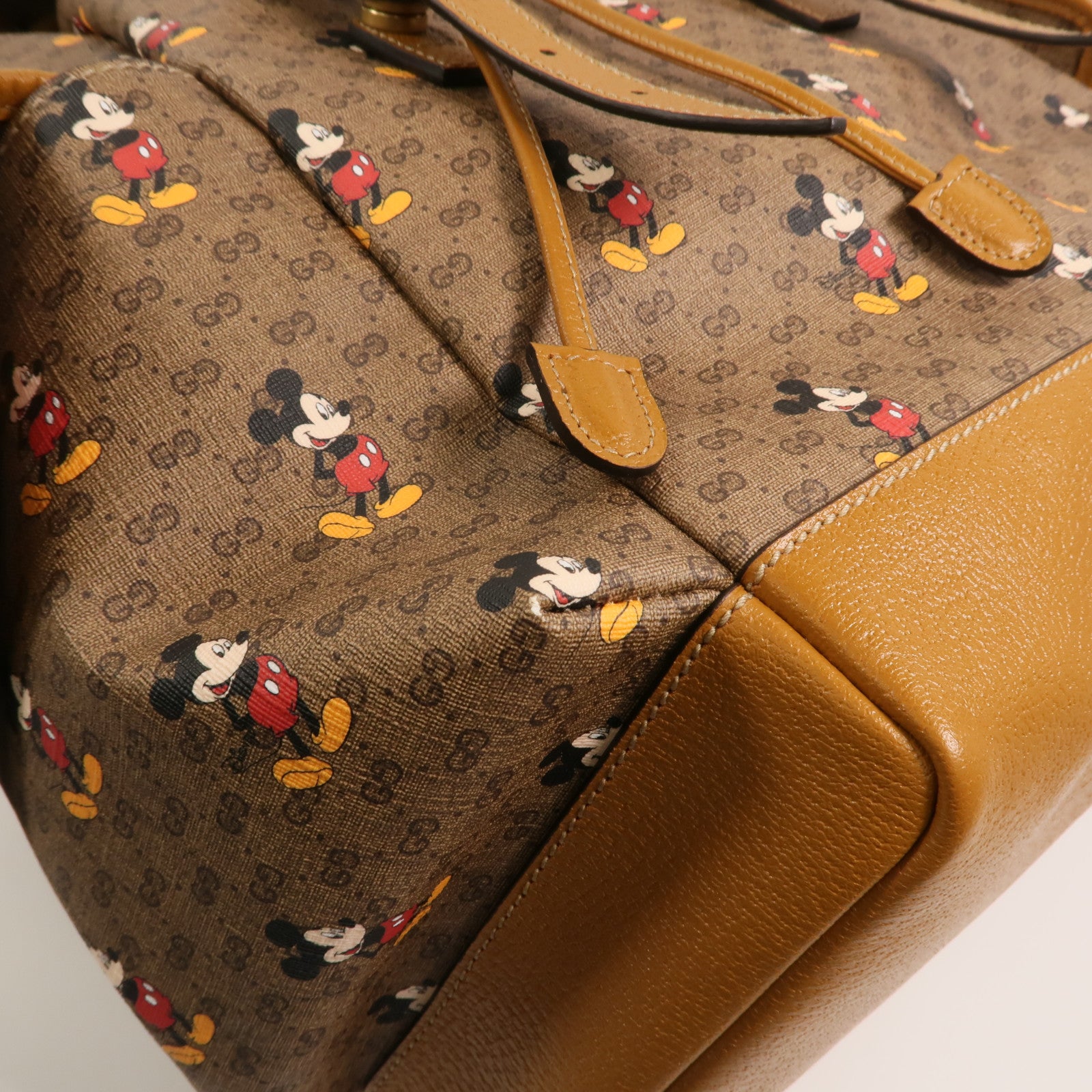 GUCCI 【激減優惠】塗層帆布Gucci X Disney Backpack背包