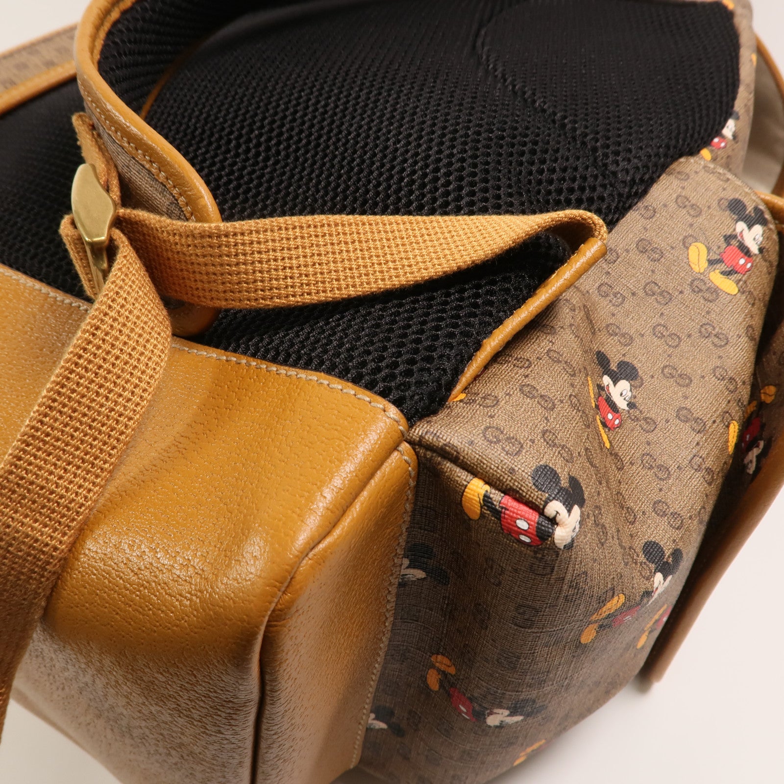 GUCCI 【激減優惠】塗層帆布Gucci X Disney Backpack背包