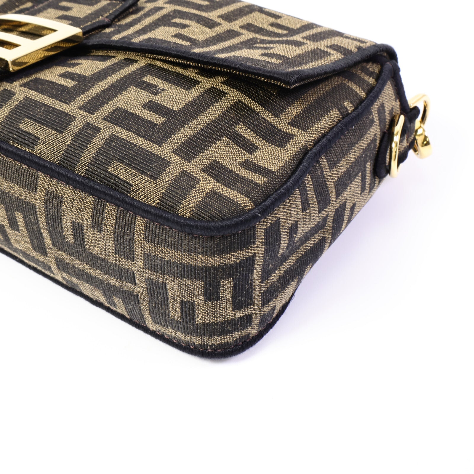 FENDI 帆布Baguette Bag手挽肩背兩用袋