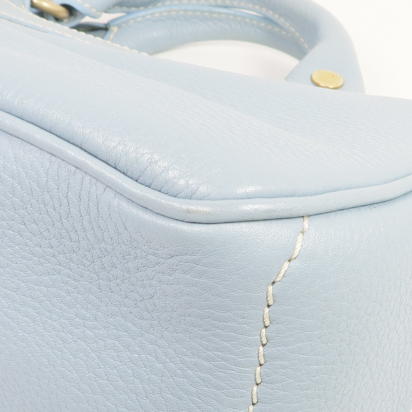 CELINE 牛皮皮革Handbag金扣手挽袋