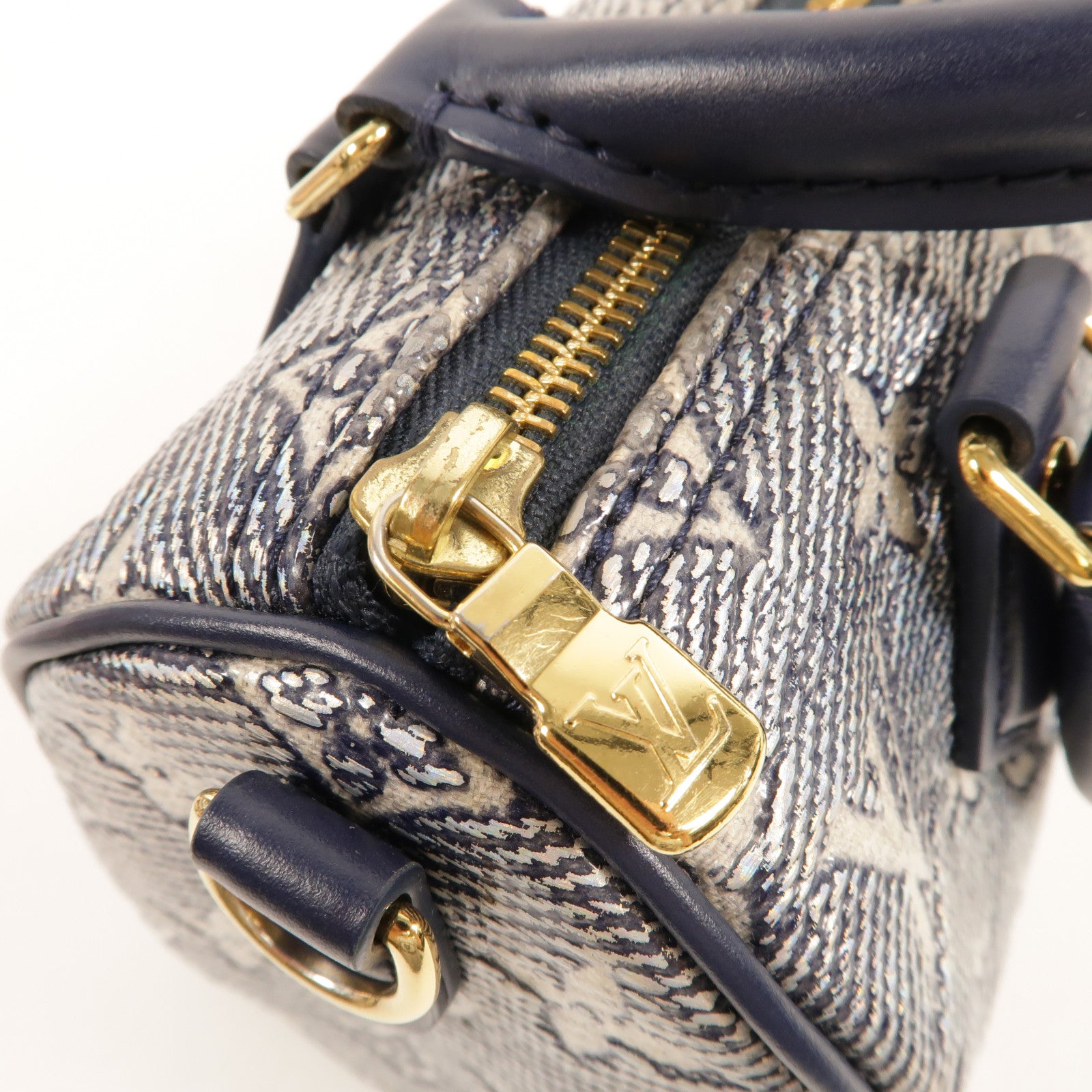 LOUIS VUITTON Laminated Jacquard Speedy Bandouliere 20手挽肩背兩用袋