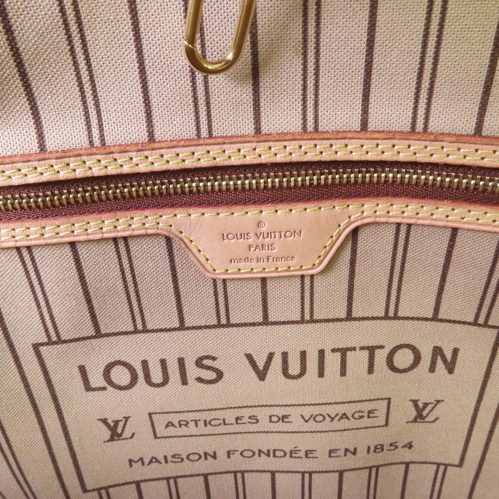 LOUIS VUITTON Monogram Neverfull GM Tote Bag金扣肩背袋啡色