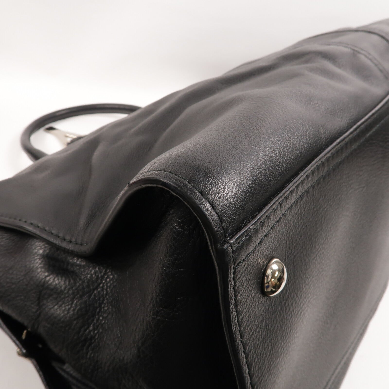 YVES SAINT LAURENT 牛皮皮革Cabas Chyc Weekender Boston Bag手挽袋