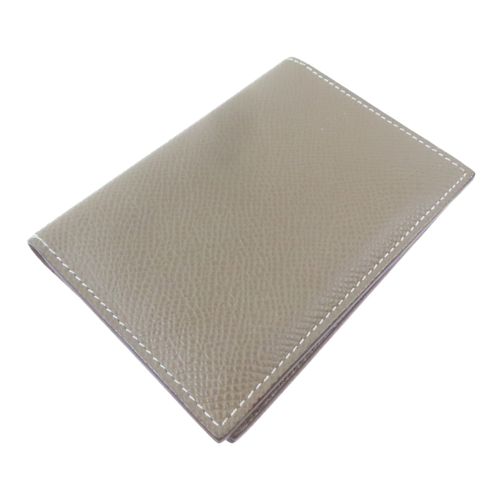 HERMES Epsom皮革MC2 Euclide Card Holder卡片套Etoupe/大象灰色