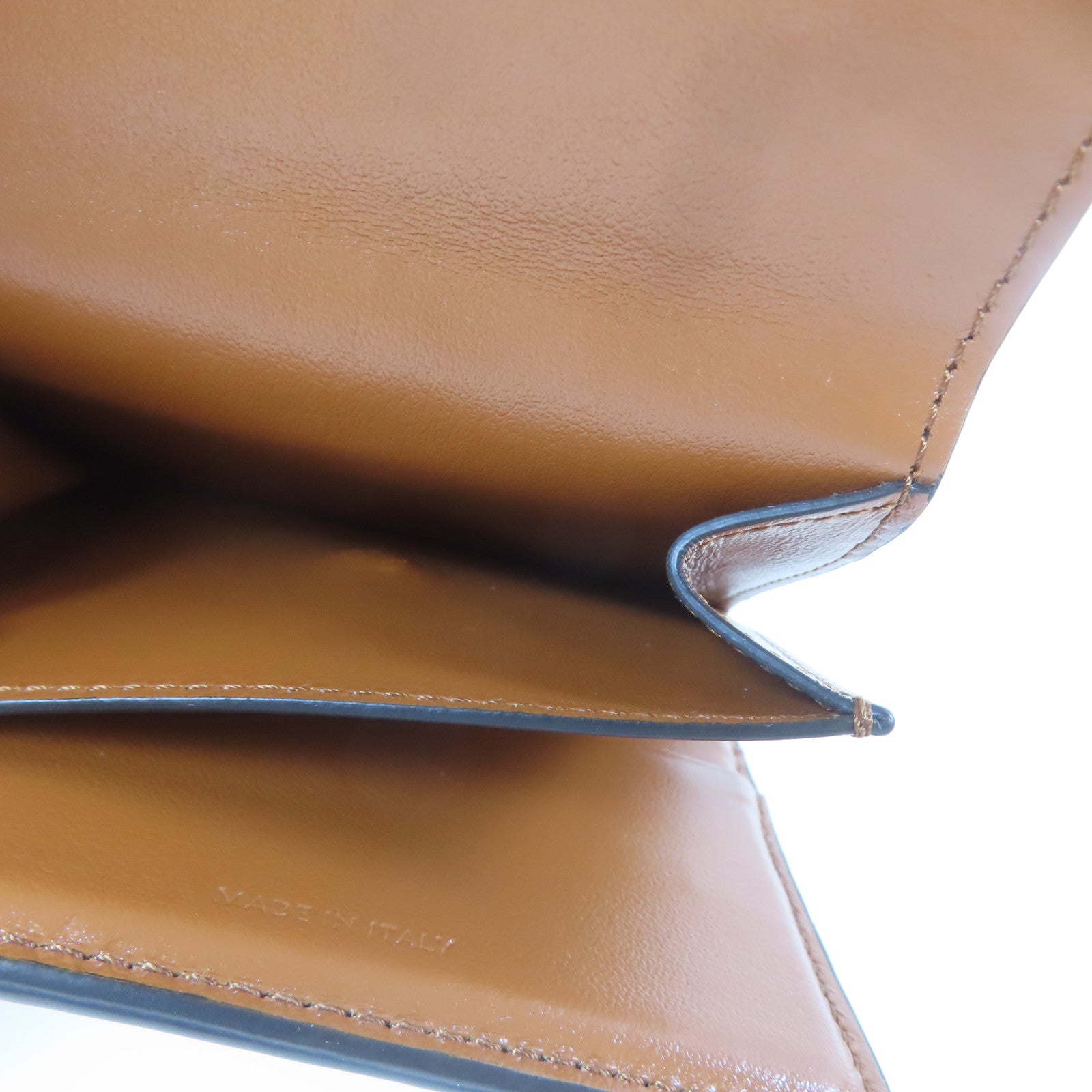 CELINE 帆布Triomphe Wallet金扣錢包啡色