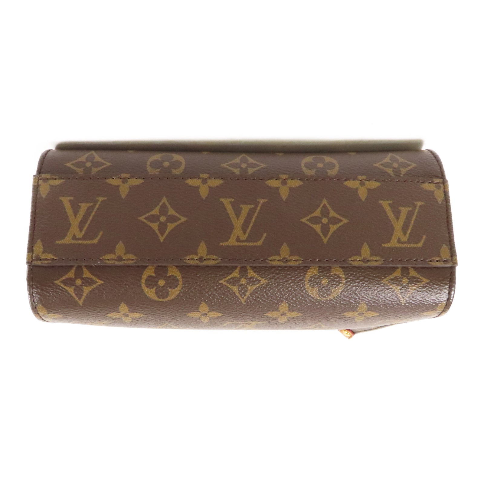 LOUIS VUITTON LV GHW Sac Plat BB 2 Way Shoulder Handbag M45847 Monogram Brown